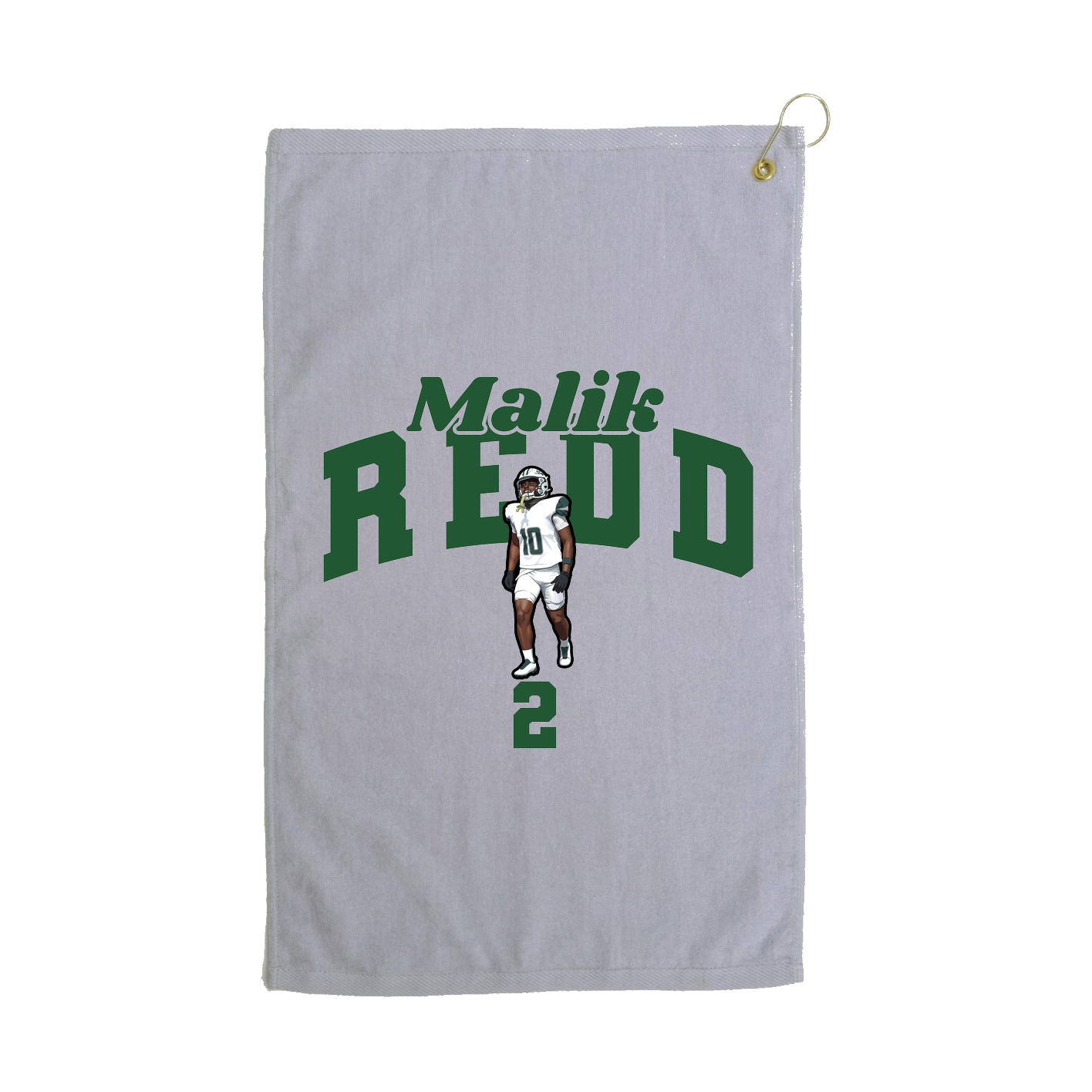 Golf Towel — Signature Arch in Grey