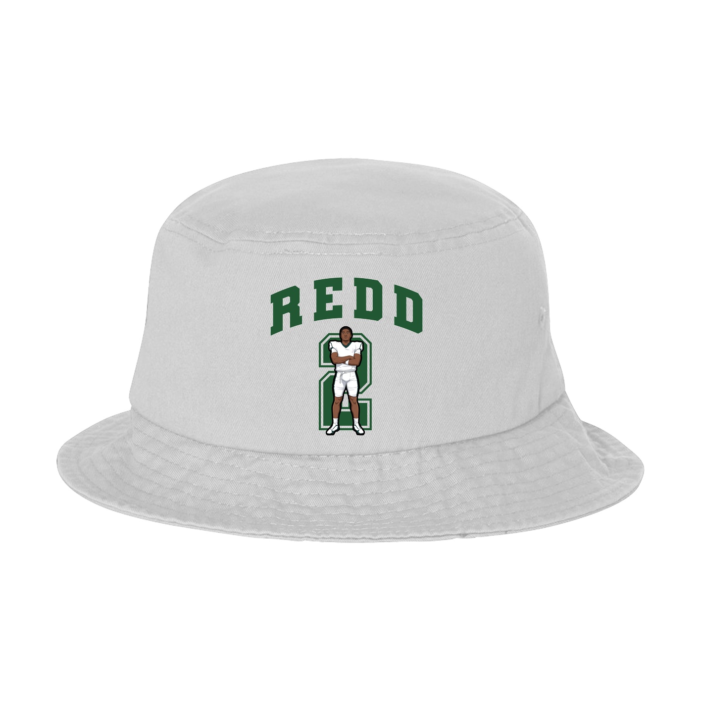 Bucket Cap — Number in White
