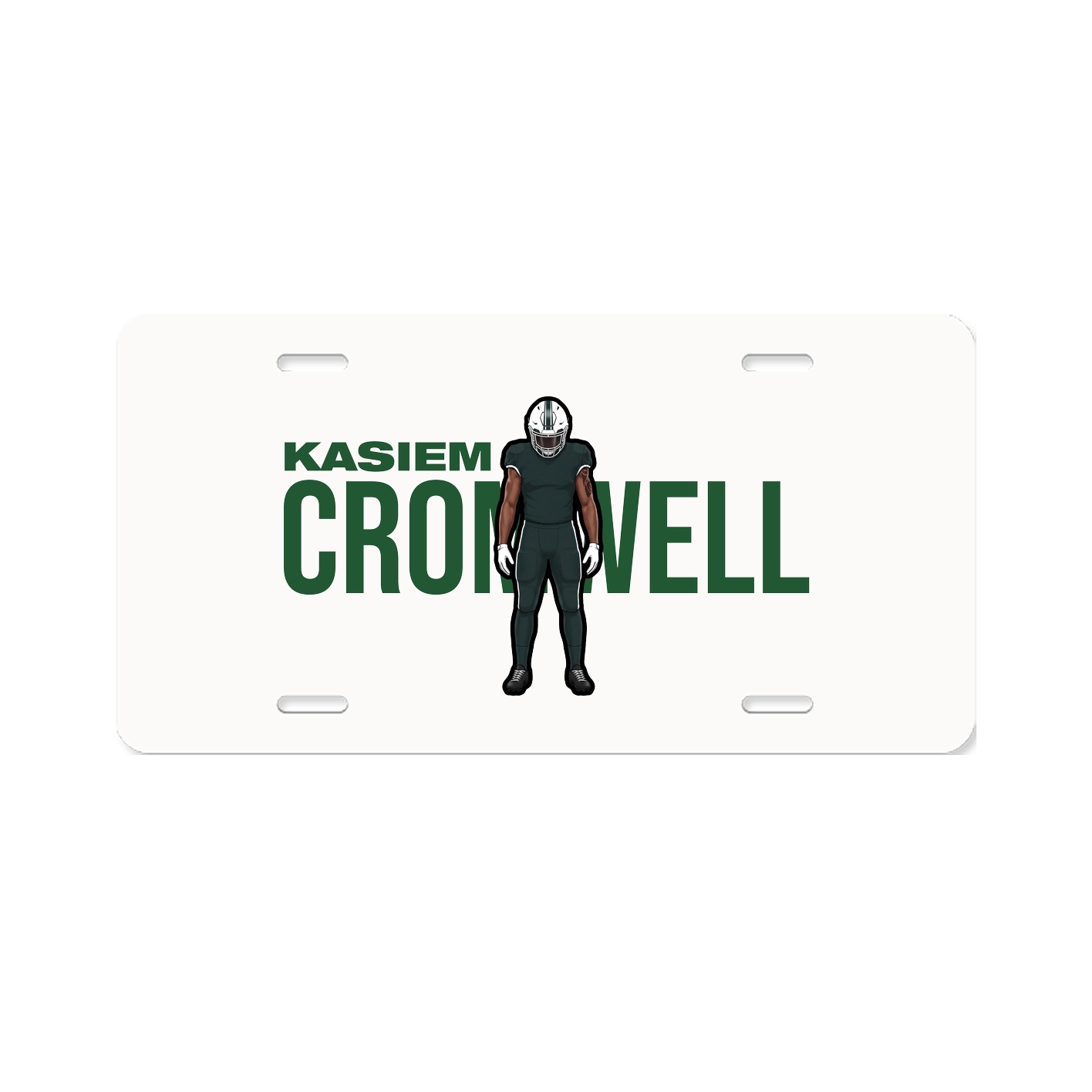 License Plate — Player Name in Classic