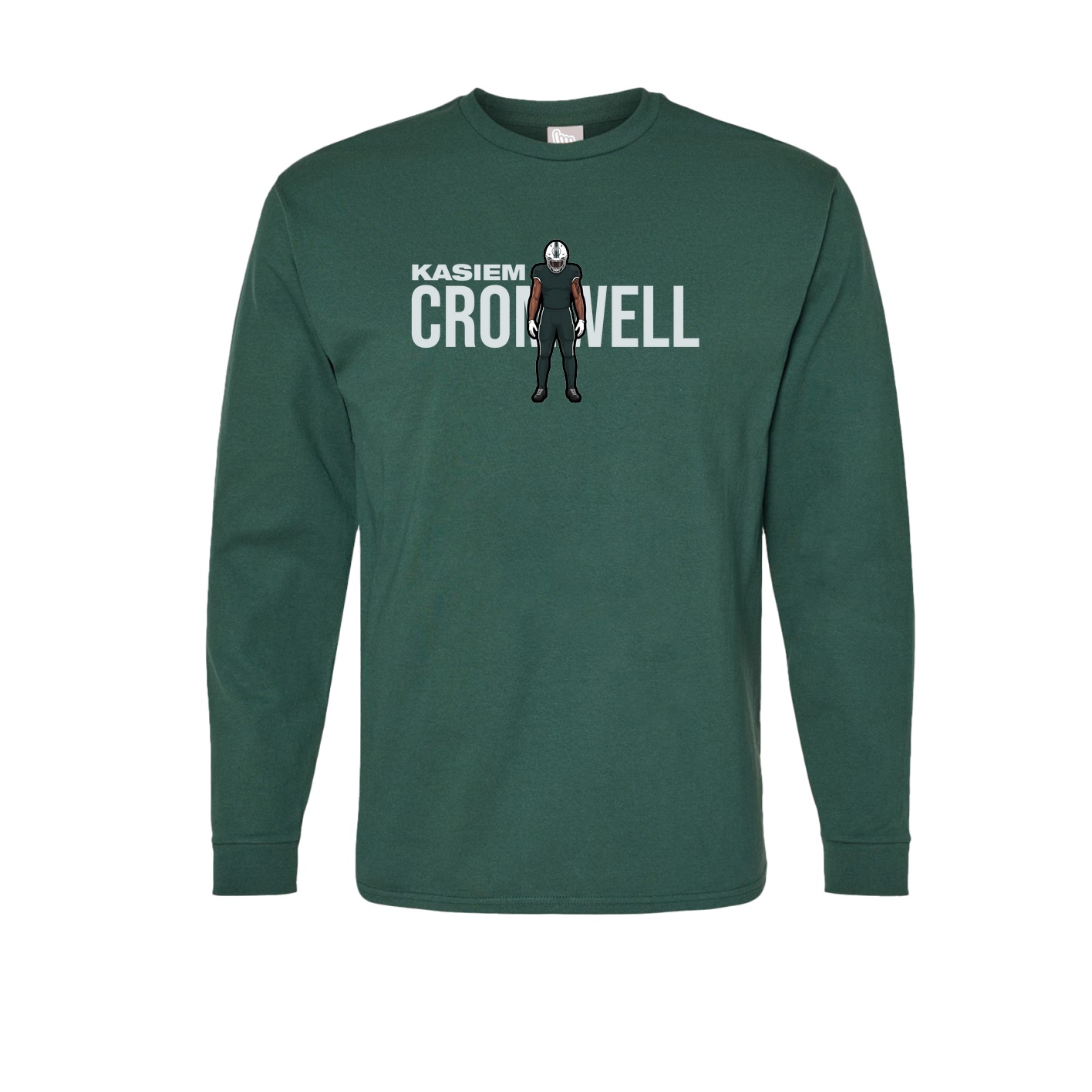 Long Sleeve Tee — Player Name in Green