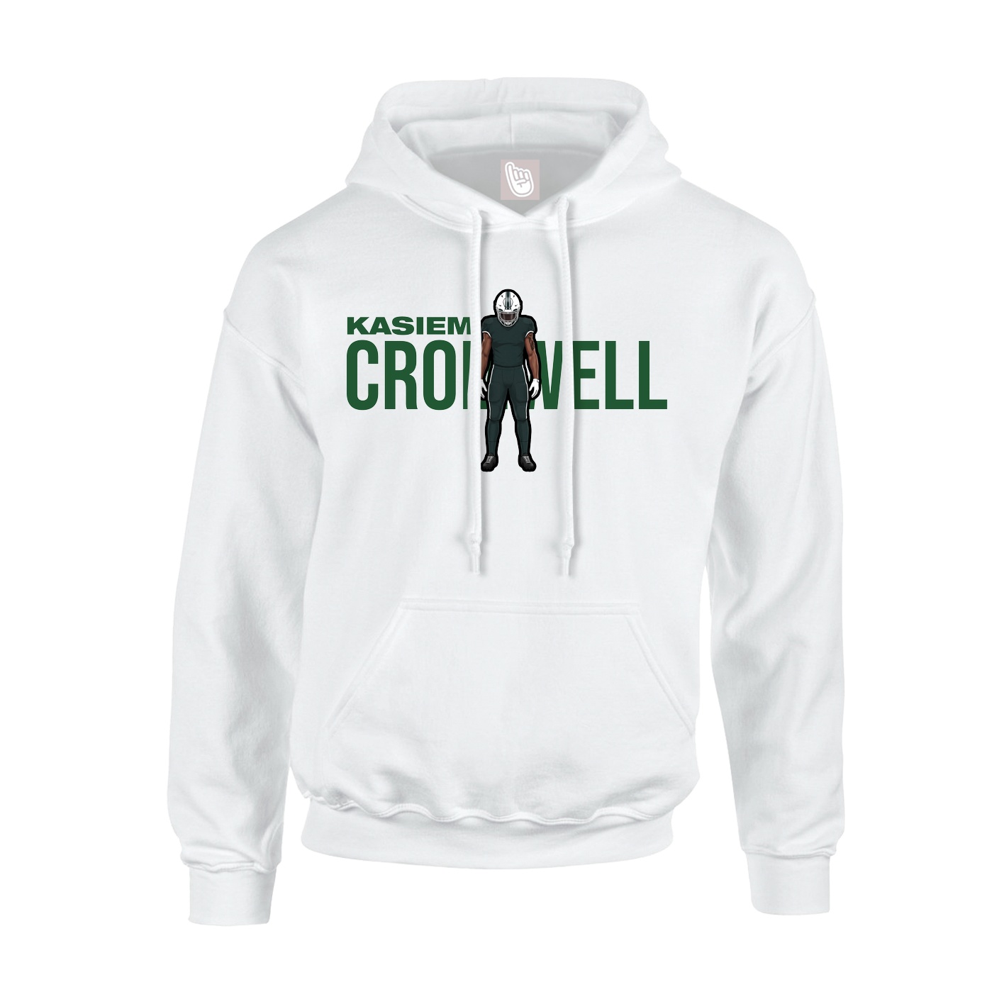 Hoodie — Player Name in White