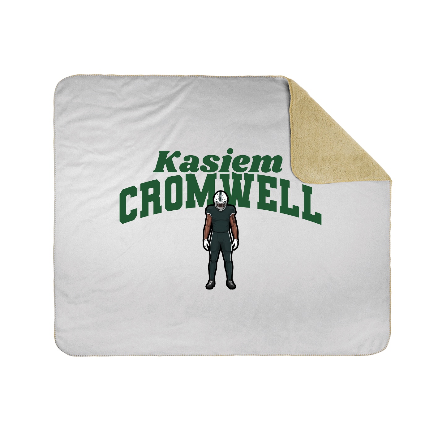 Throw Blanket — Signature Arch in White