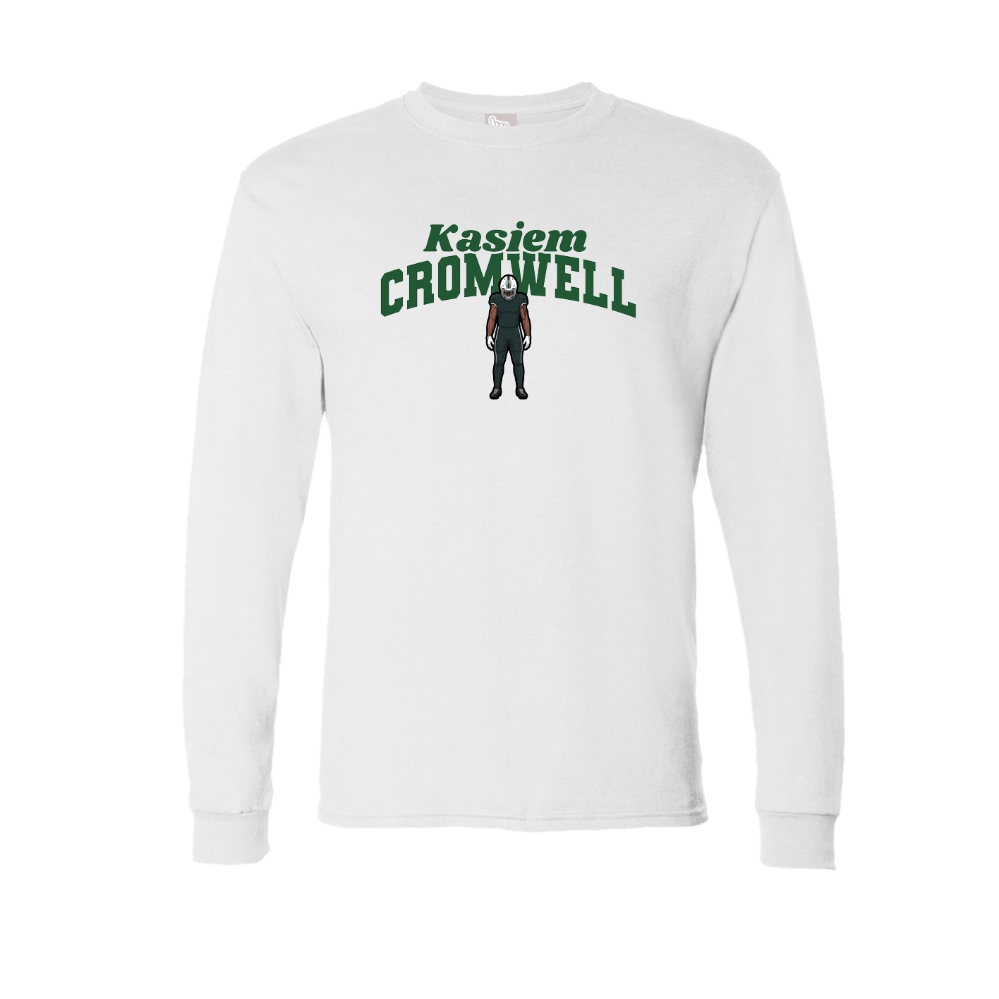 Long Sleeve Tee — Signature Arch in White