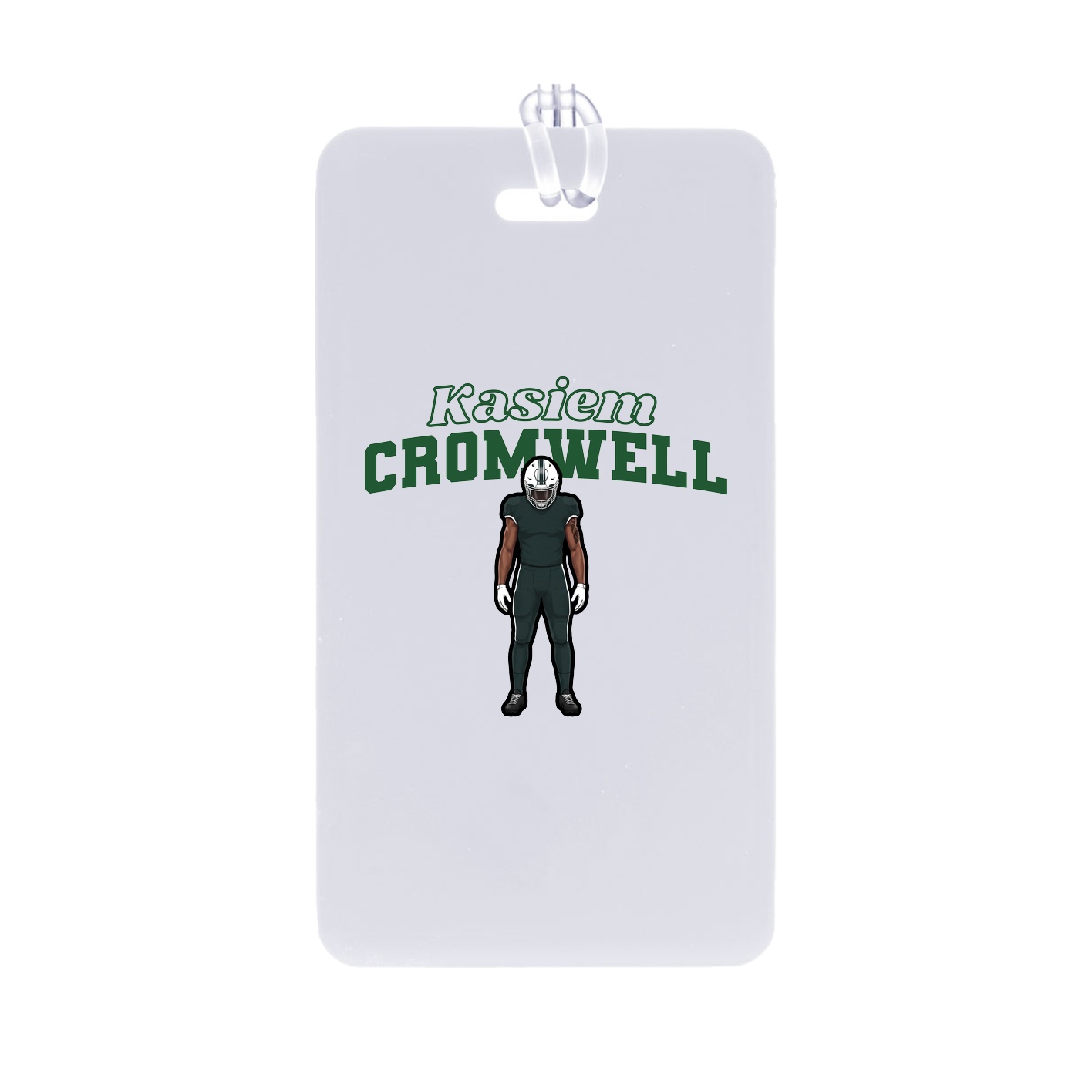 Bag Tag — Name Arch in Classic
