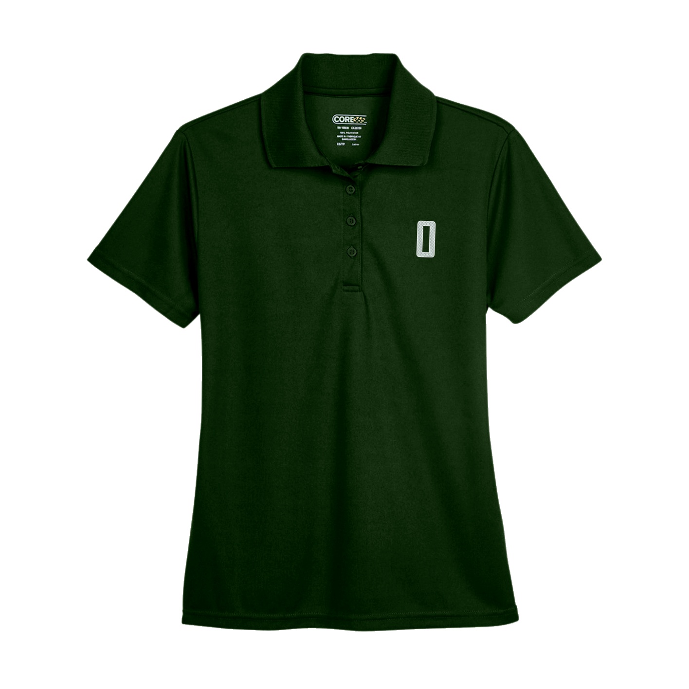 Womens Performance Polo — Front Shirsy in Green