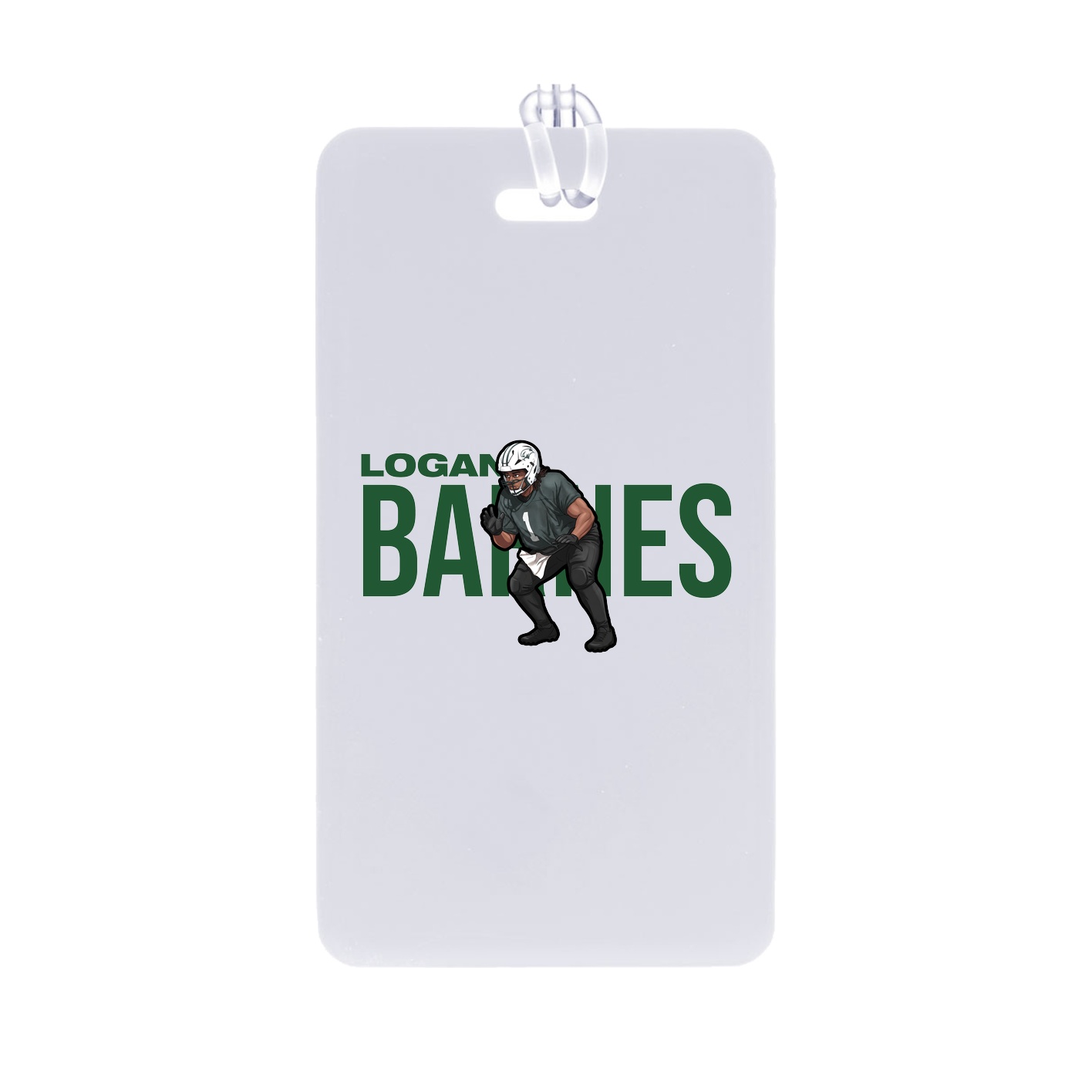 Bag Tag — Player Name in Classic