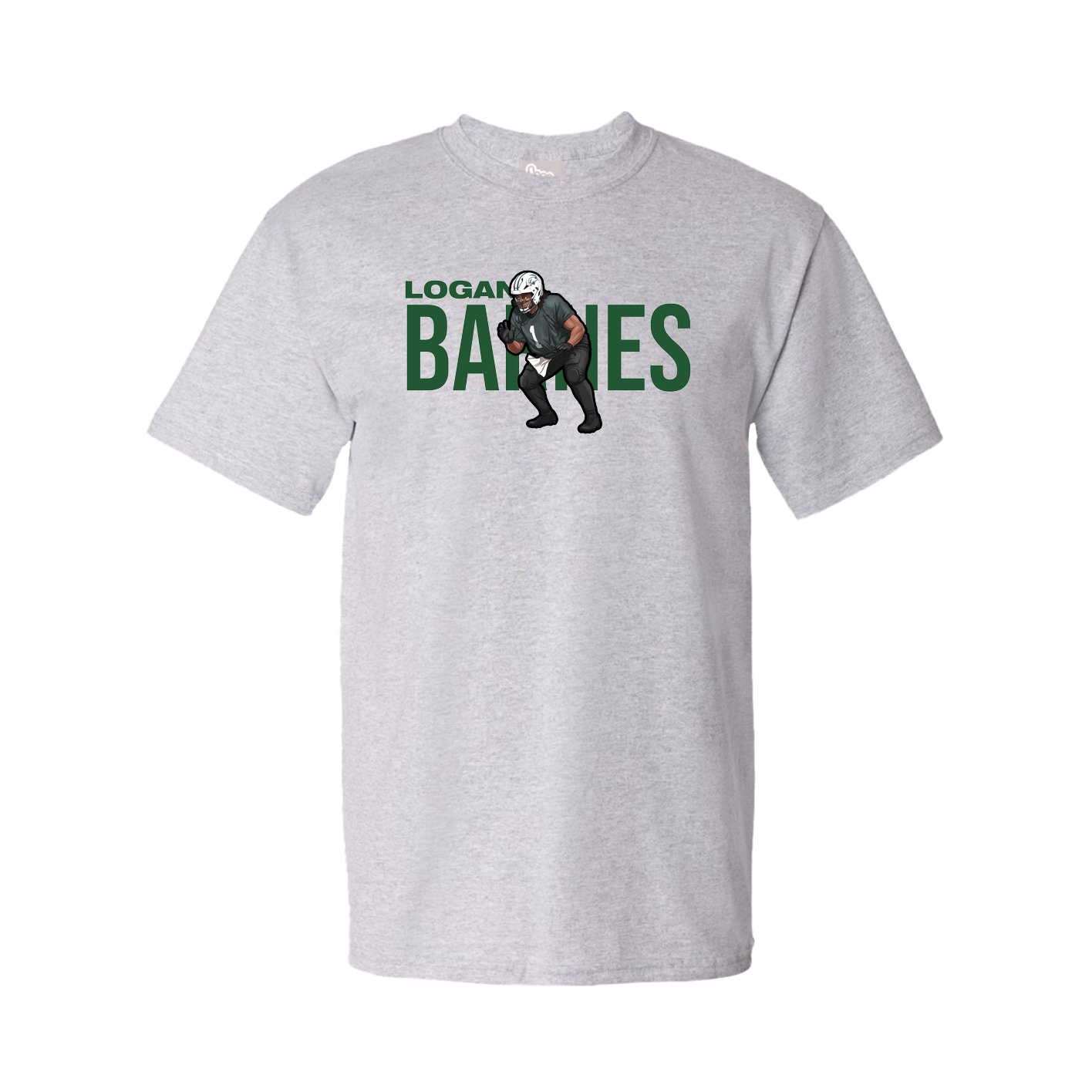 Youth Tee — Player Name in Grey