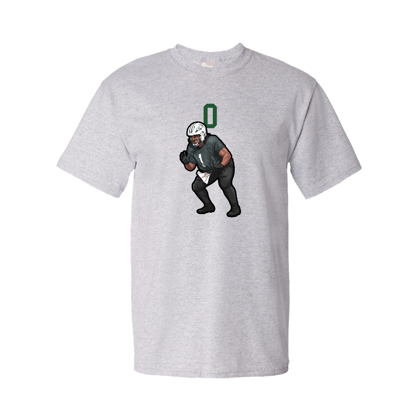 Tee — Number Top in Grey