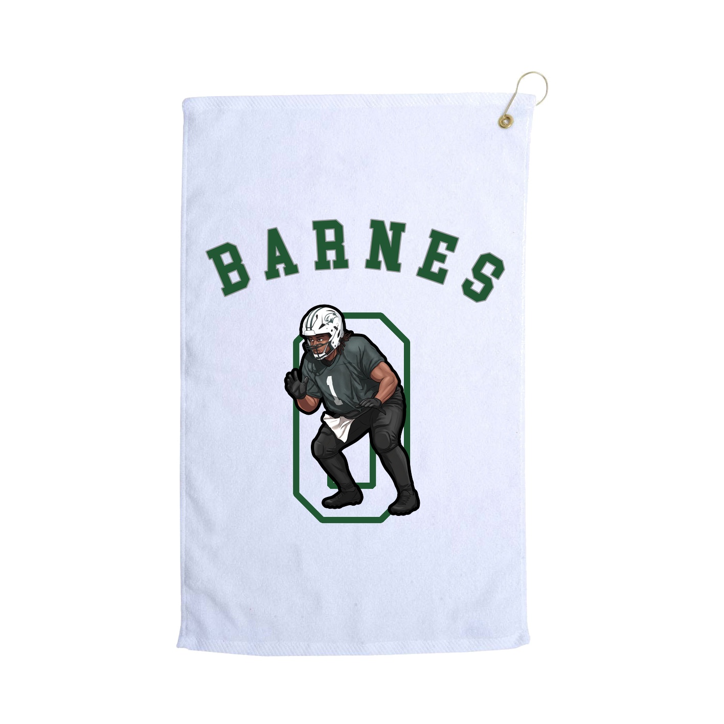Golf Towel — Shirsey Arch in White