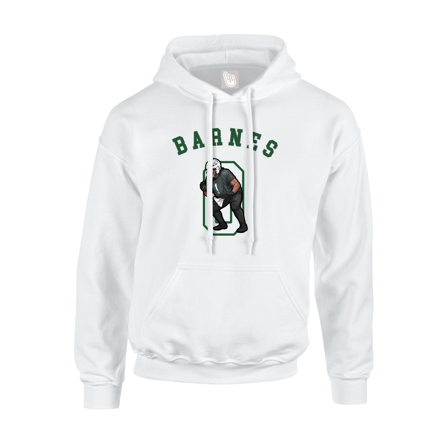 Youth Hoodie — Shirsey Arch in White