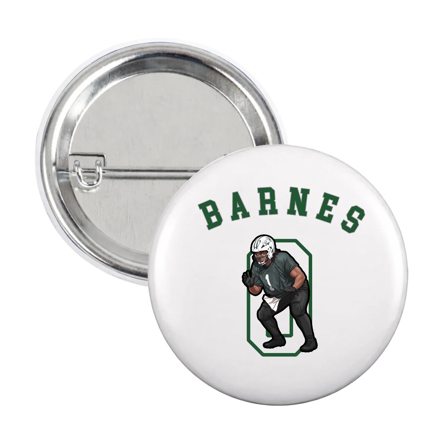 Game Day Button — Shirsey Arch in White
