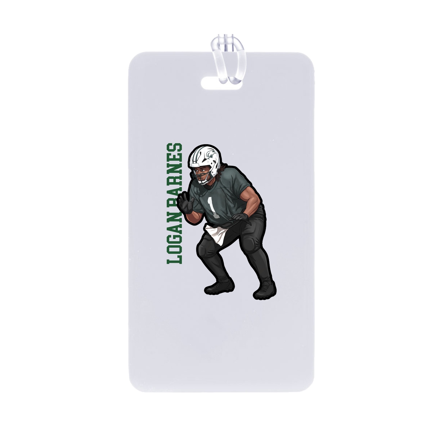 Bag Tag — Name Vertical in Classic