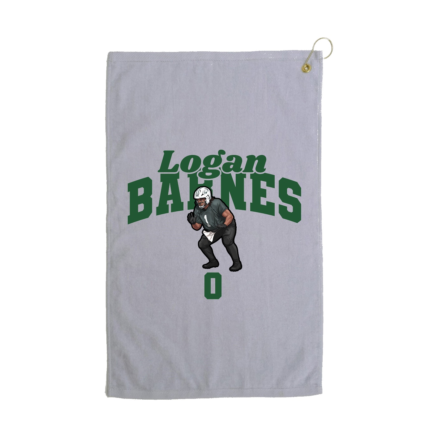 Golf Towel — Signature Arch in Grey