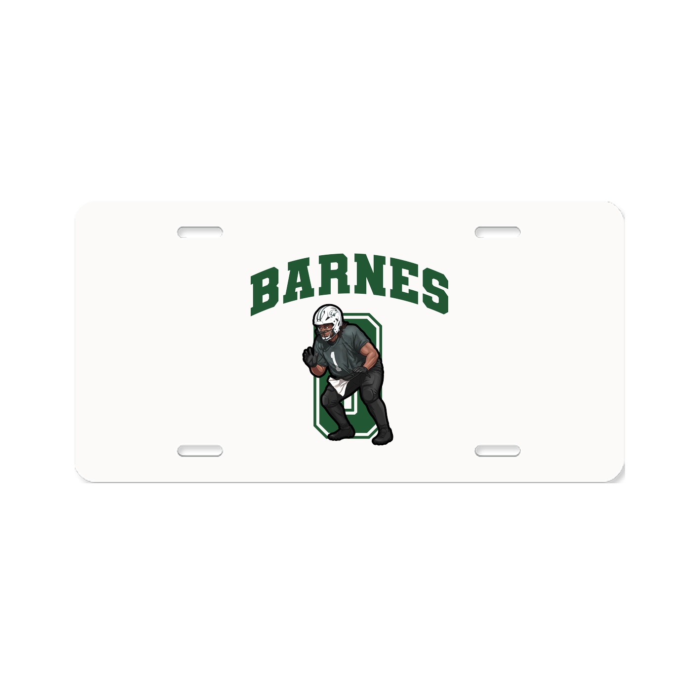 License Plate — Number in Classic