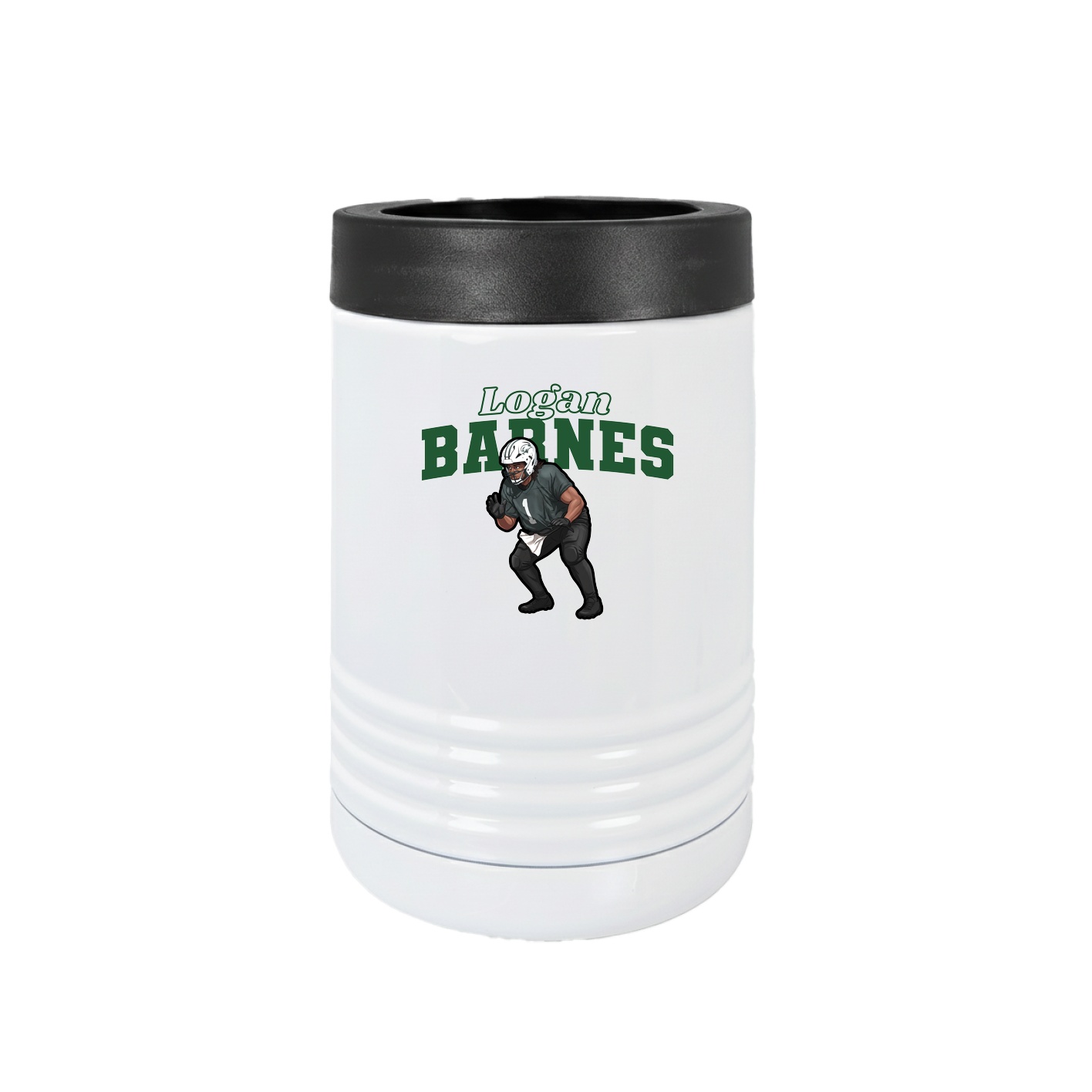 Beverage Holder — Name Arch in White
