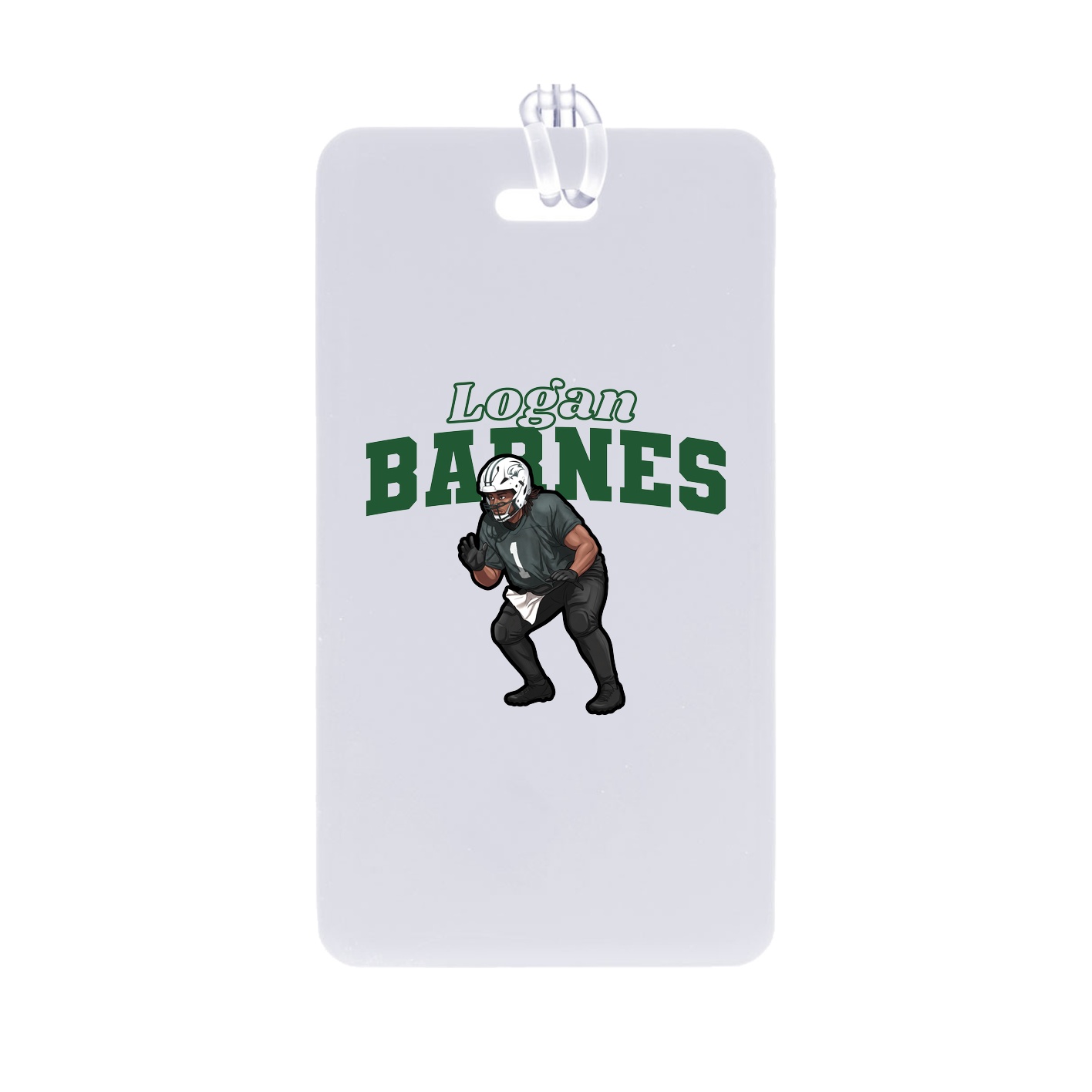 Bag Tag — Name Arch in Classic