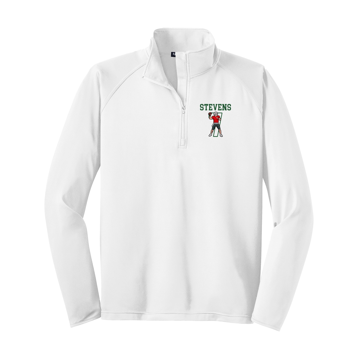 Q-Zip Pullover — Shirsey in White