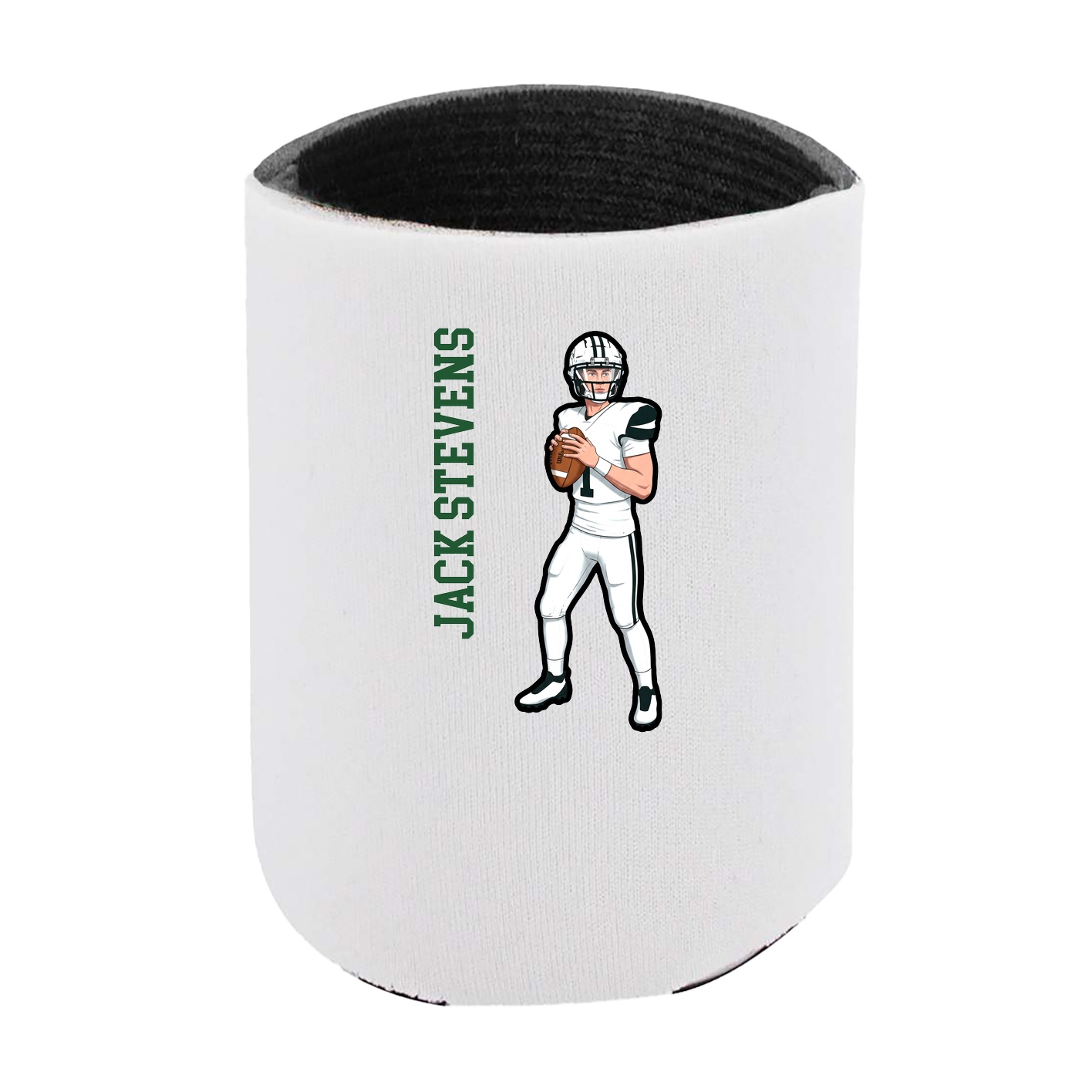 Can Holder — Name Vertical in White
