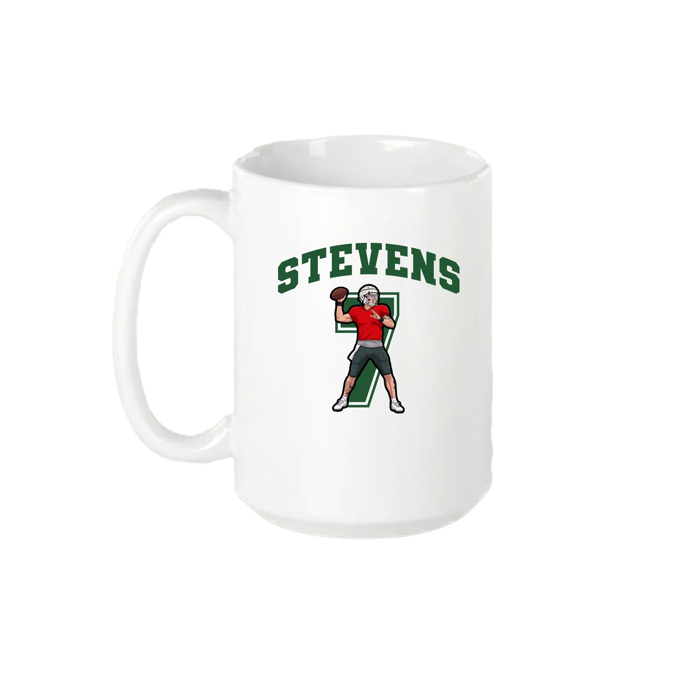 15oz Coffee Mug — Number in White