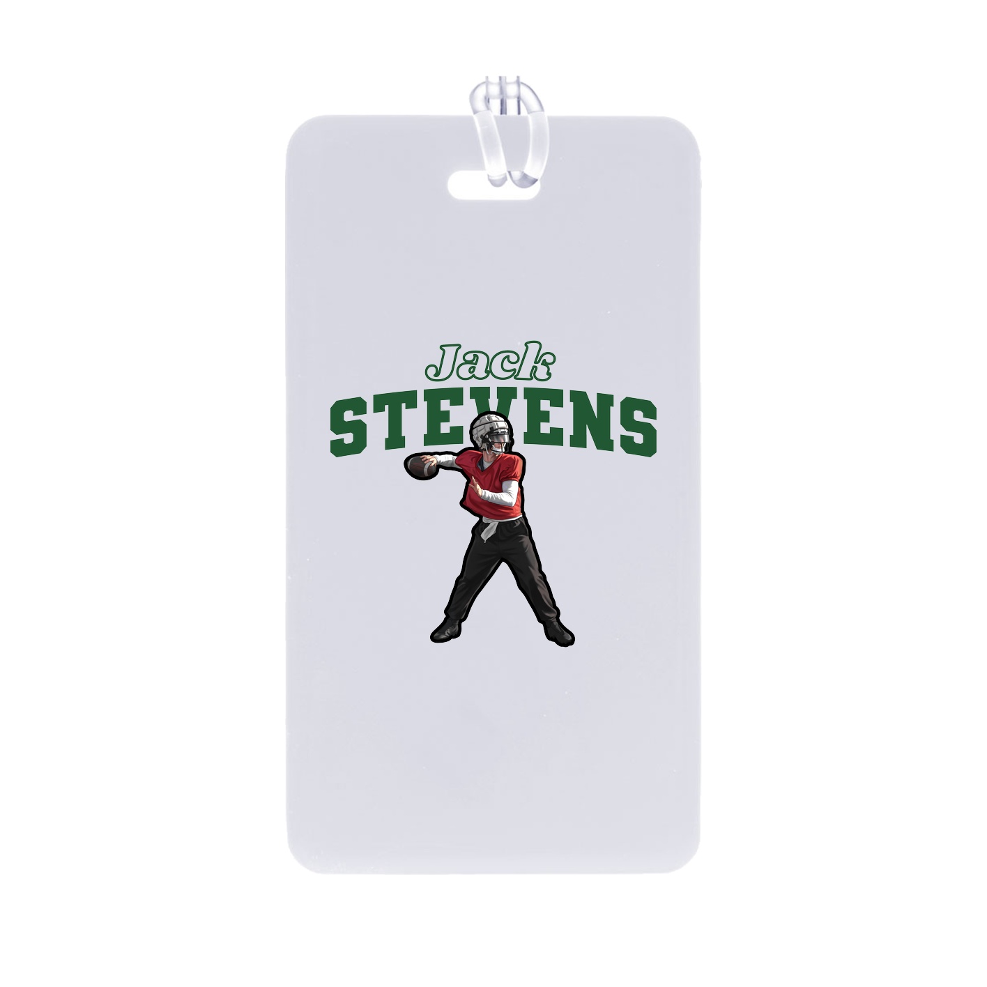 Bag Tag — Name Arch in Classic
