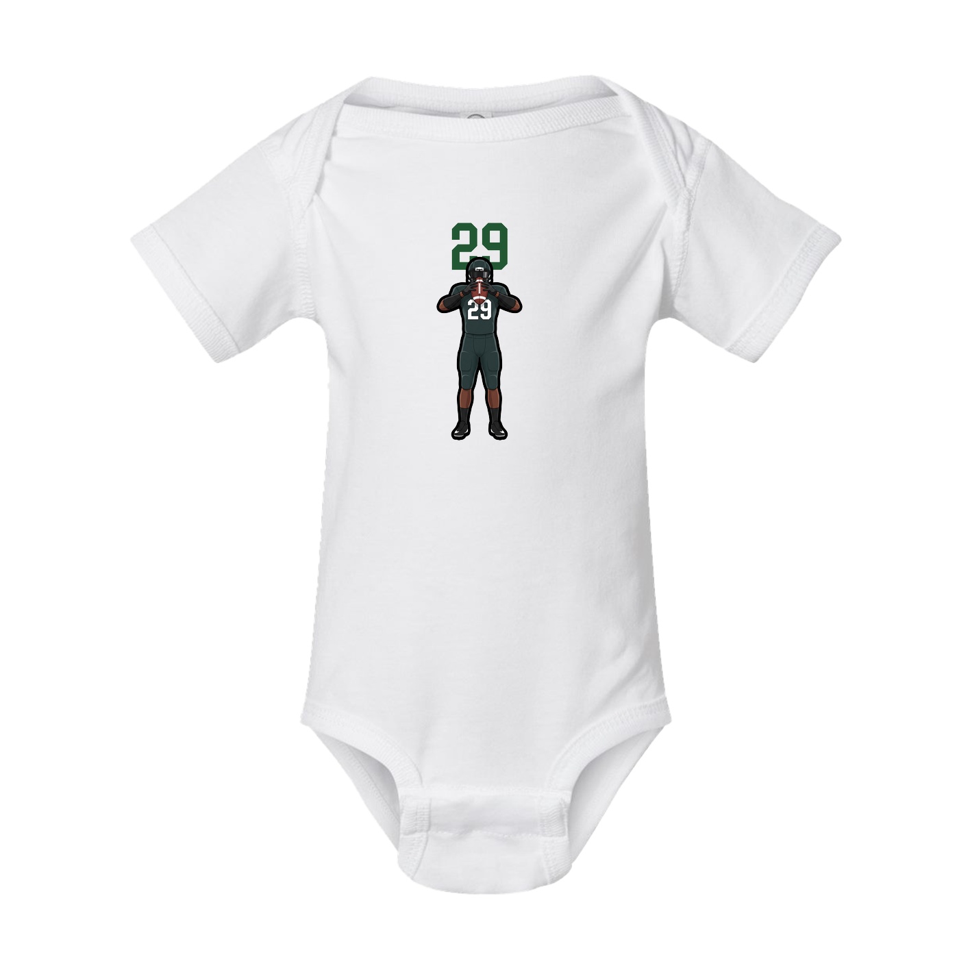 Baby Onesie — Number Top in White