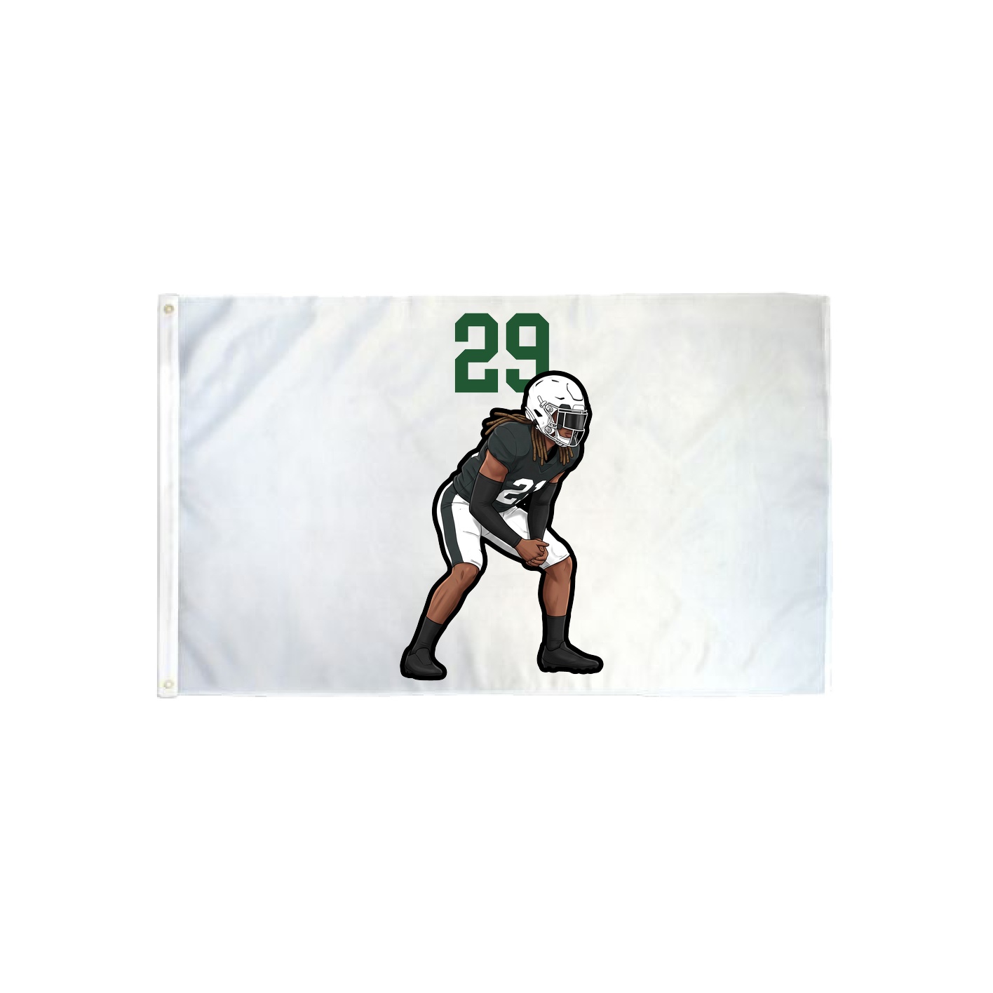 3x5 Flag — Number Top in Classic