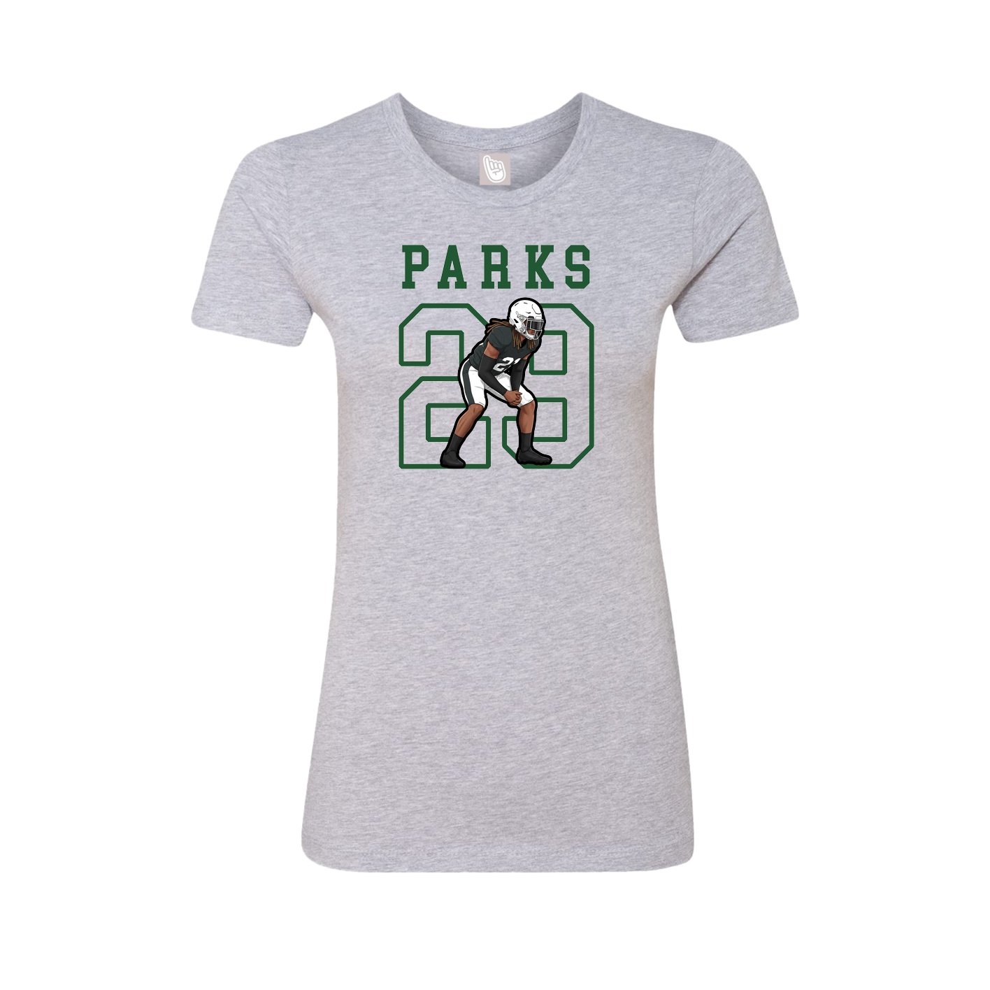 Fitted Women's Tee — Shirsey in Grey