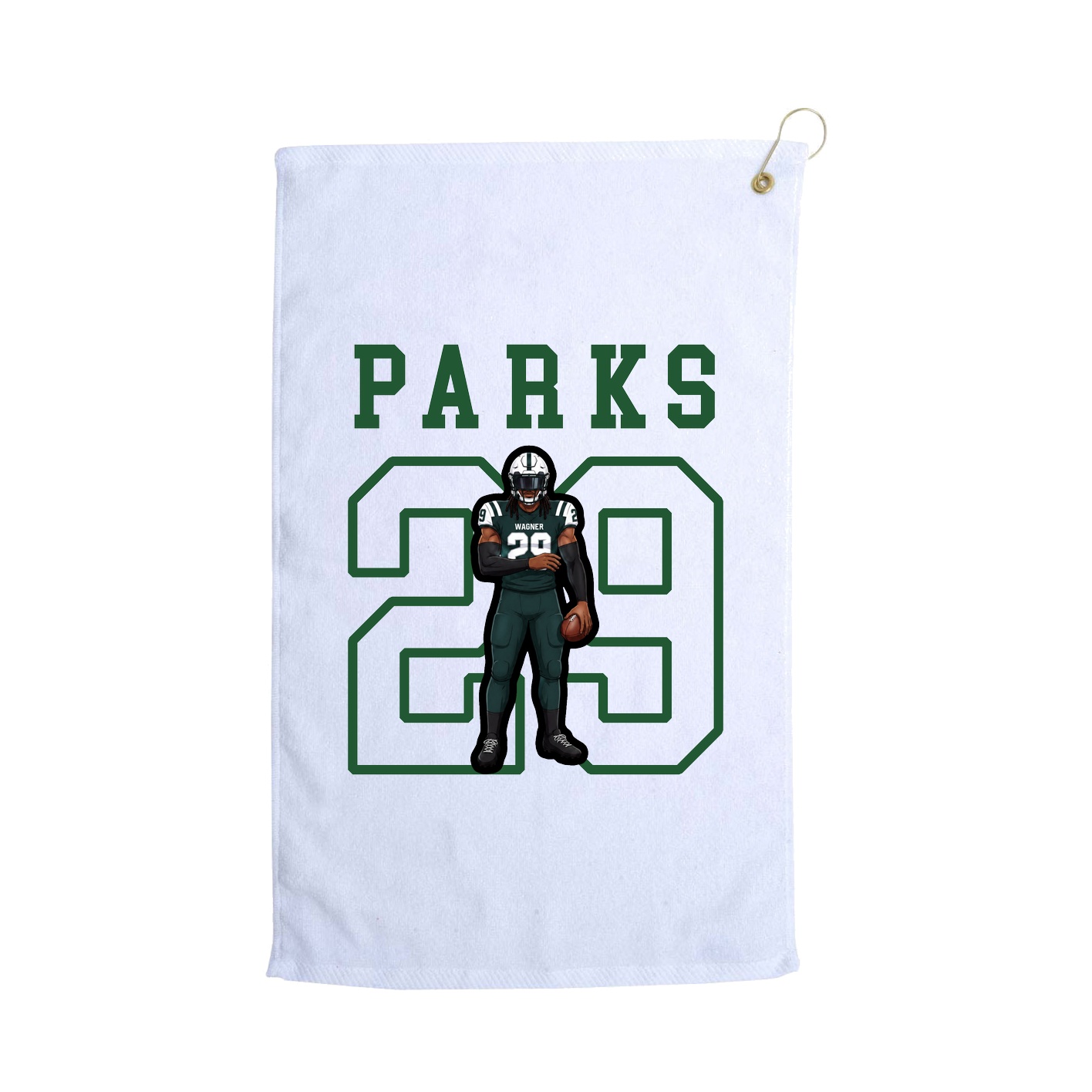 Golf Towel — Shirsey in White