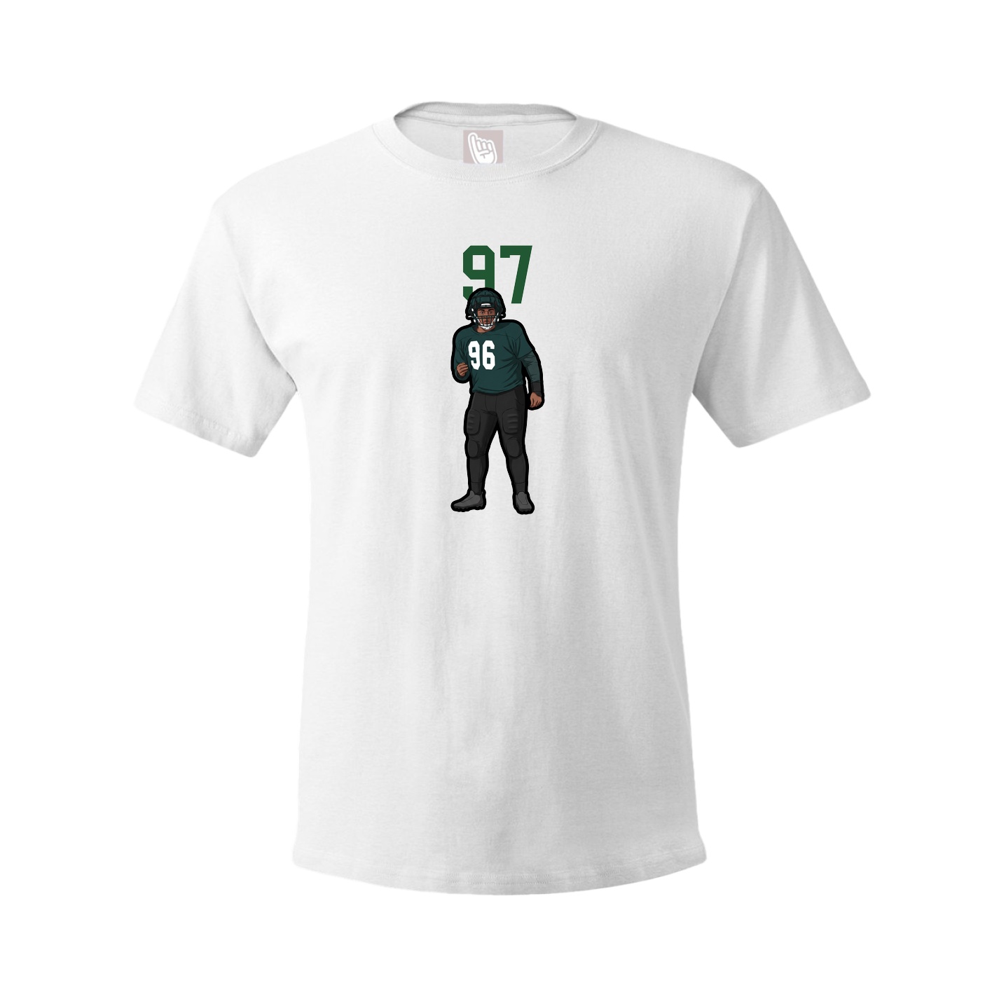 Tee — Number Top in White