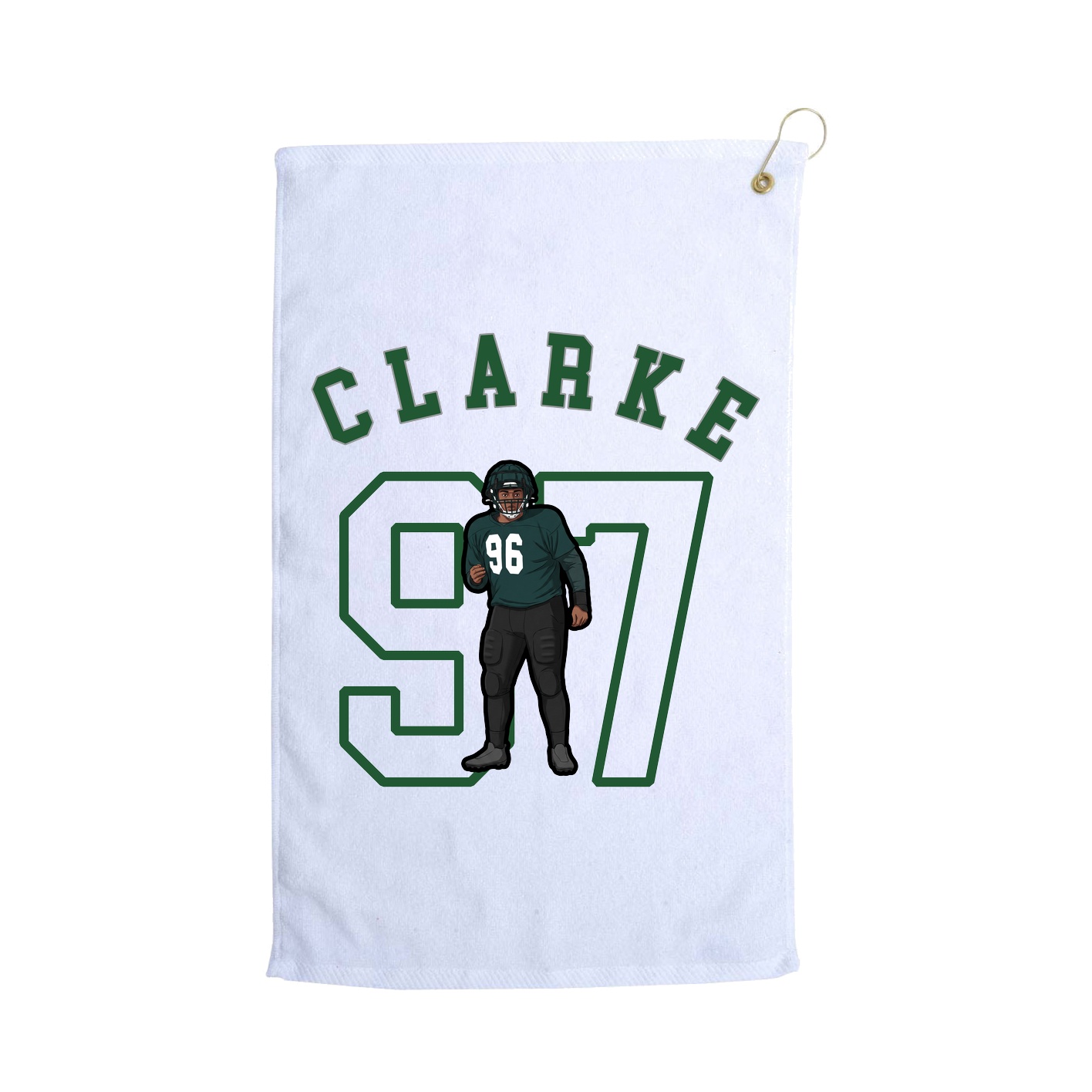 Golf Towel — Shirsey Arch in White