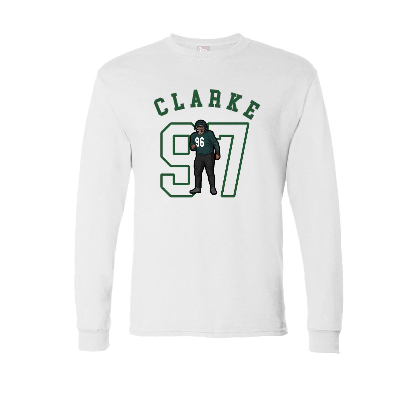 Long Sleeve Tee — Shirsey Arch in White