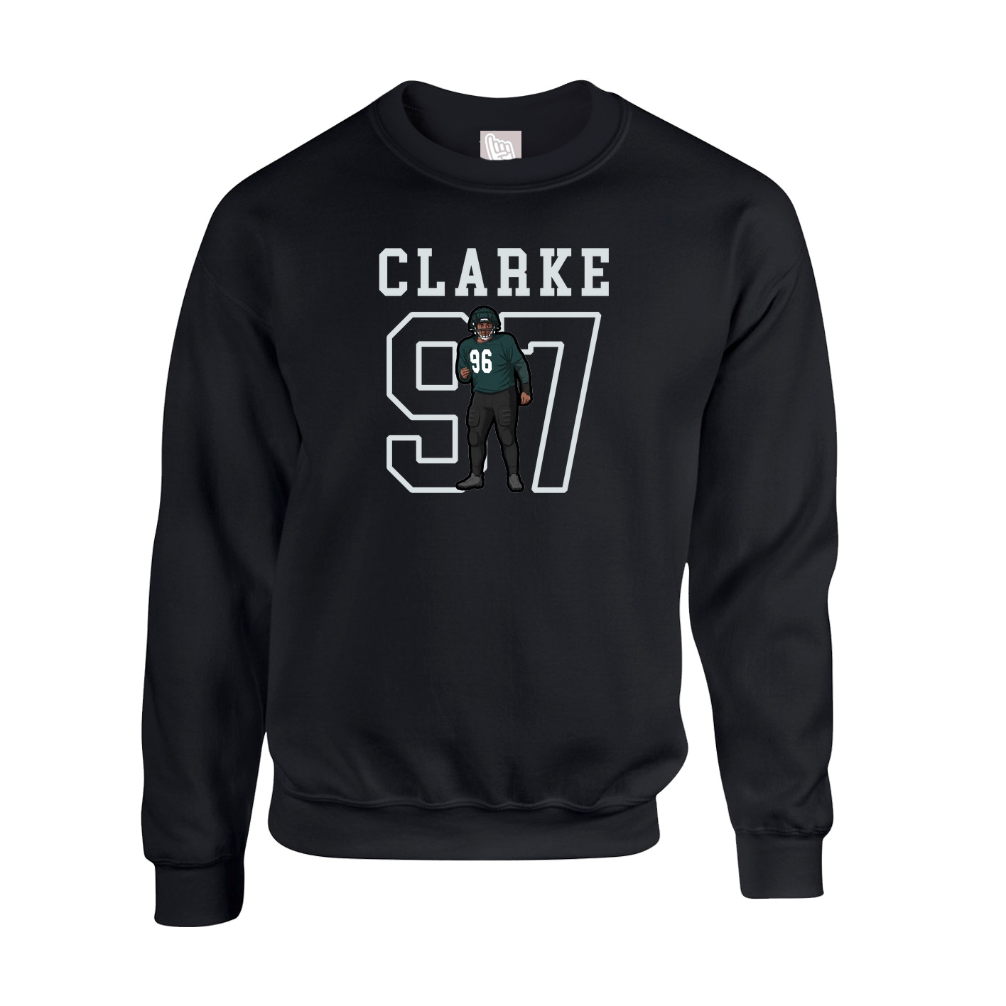 Fleece Crew — Shirsey in Black