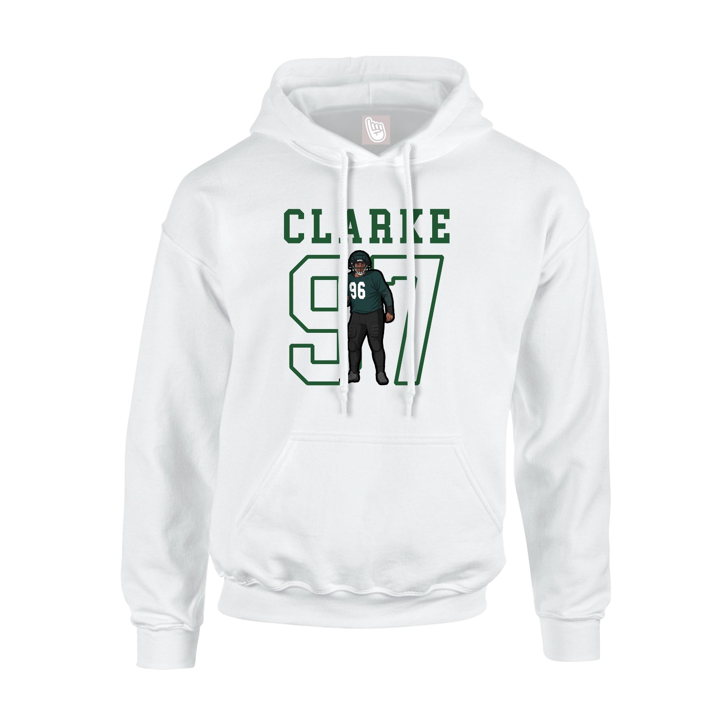Youth Hoodie — Shirsey in White