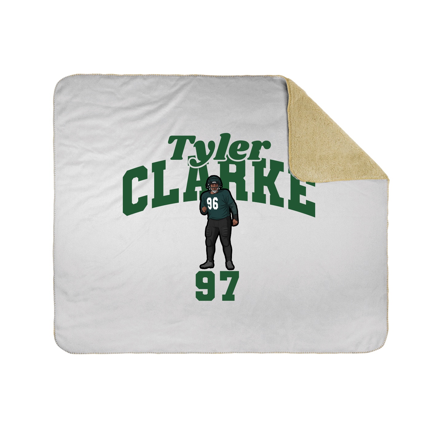 Throw Blanket — Signature Arch in White