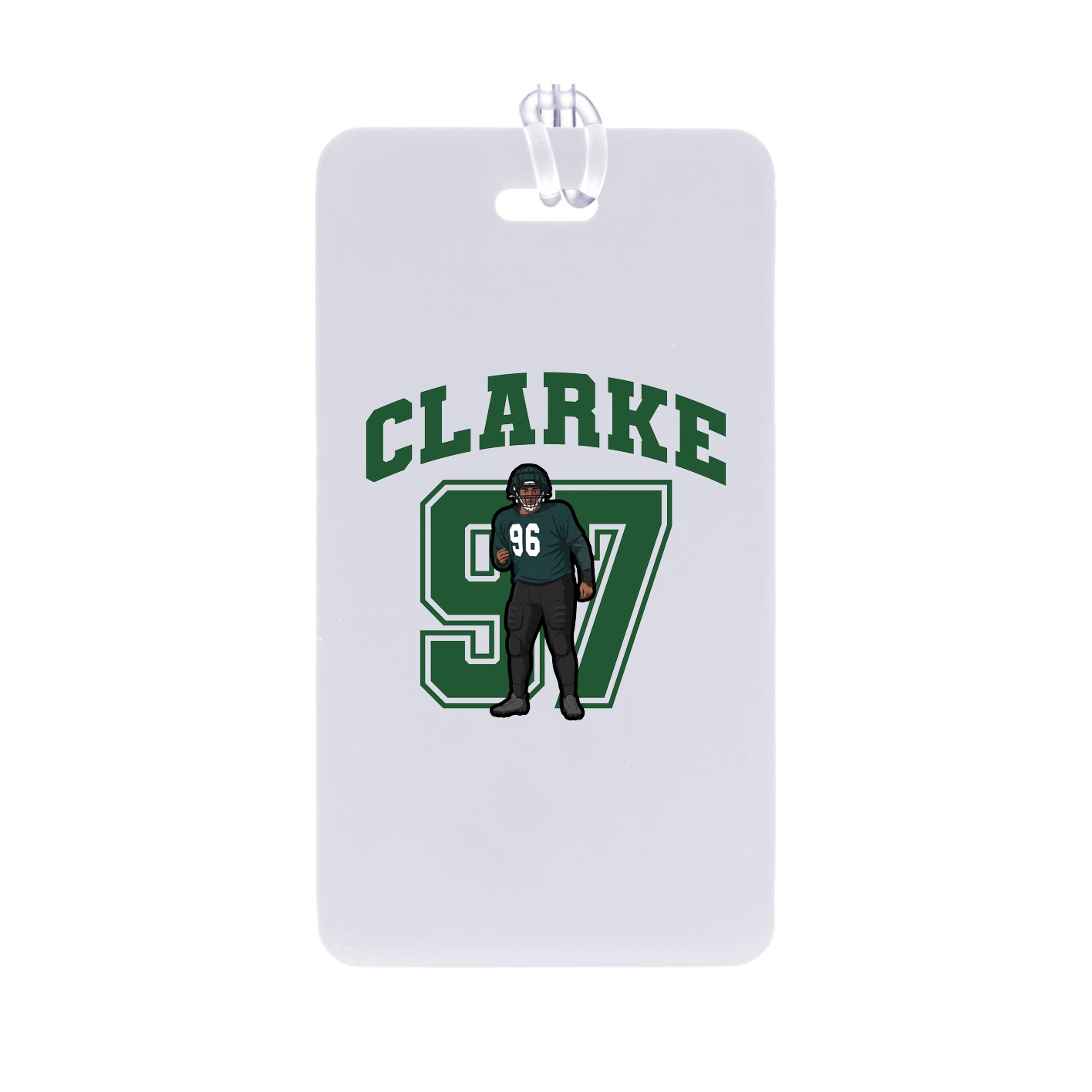 Bag Tag — Number in Classic