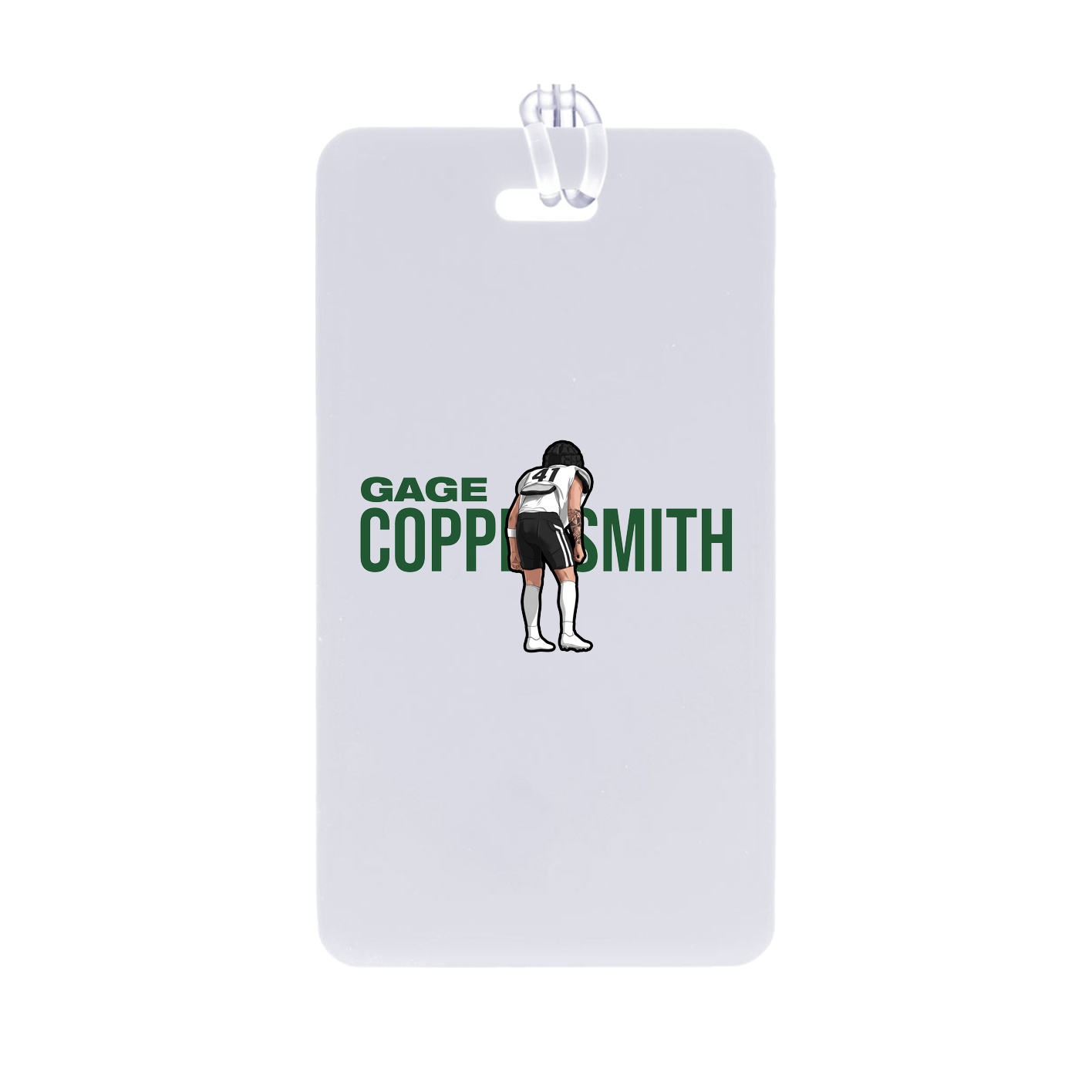 Bag Tag — Player Name in Classic