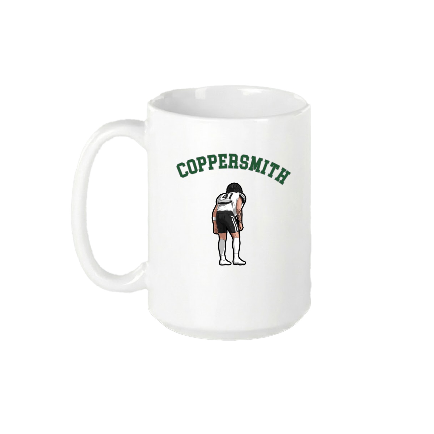 15oz Coffee Mug — Shirsey Arch in White