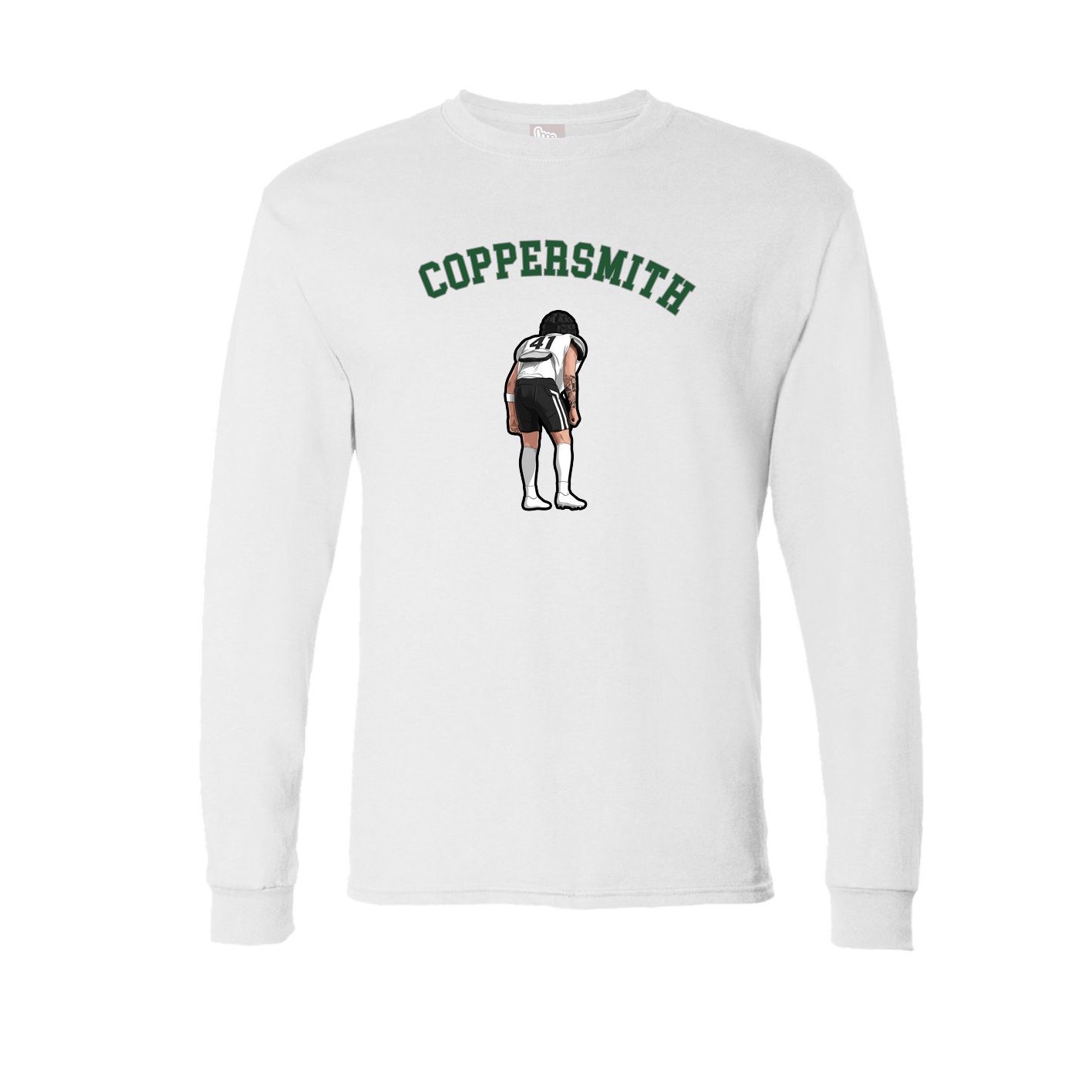 Long Sleeve Tee — Shirsey Arch in White