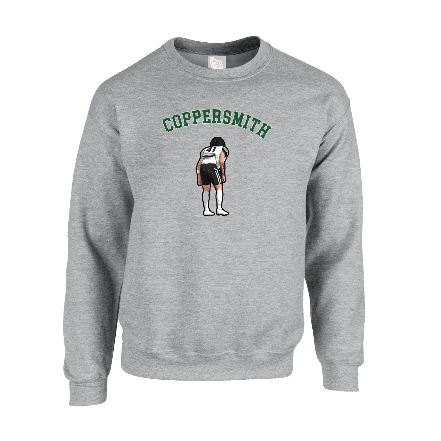 Fleece Crew — Shirsey Arch in Grey