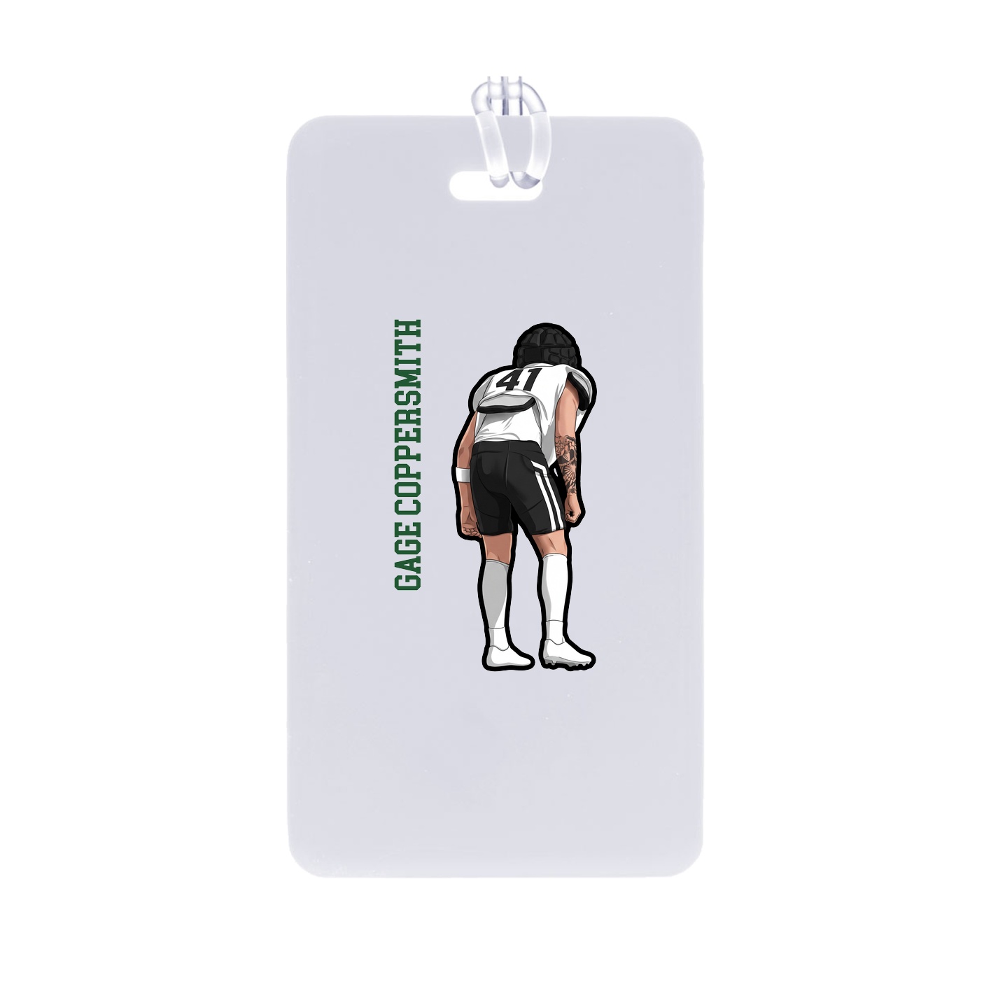 Bag Tag — Name Vertical in Classic