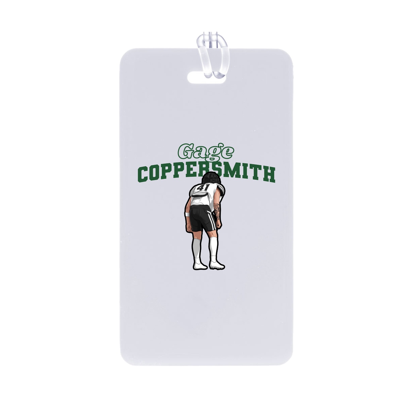 Bag Tag — Name Arch in Classic