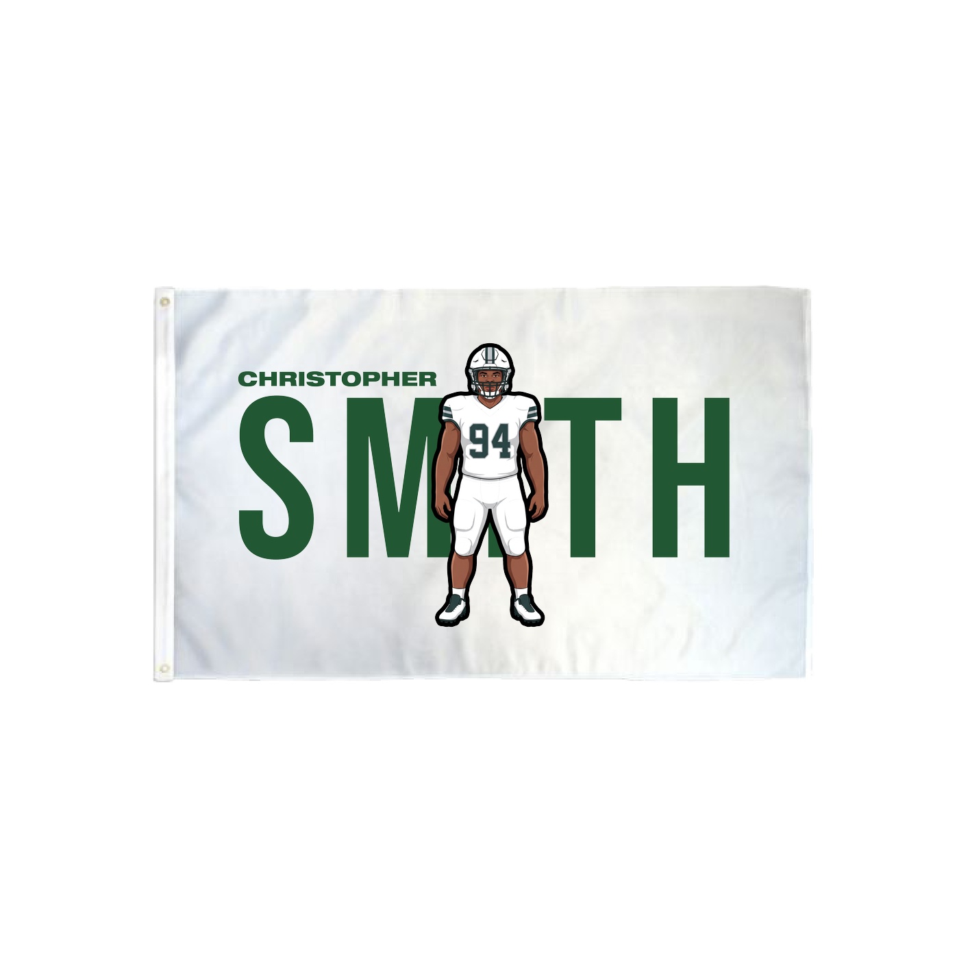 3x5 Flag — Player Name in Classic