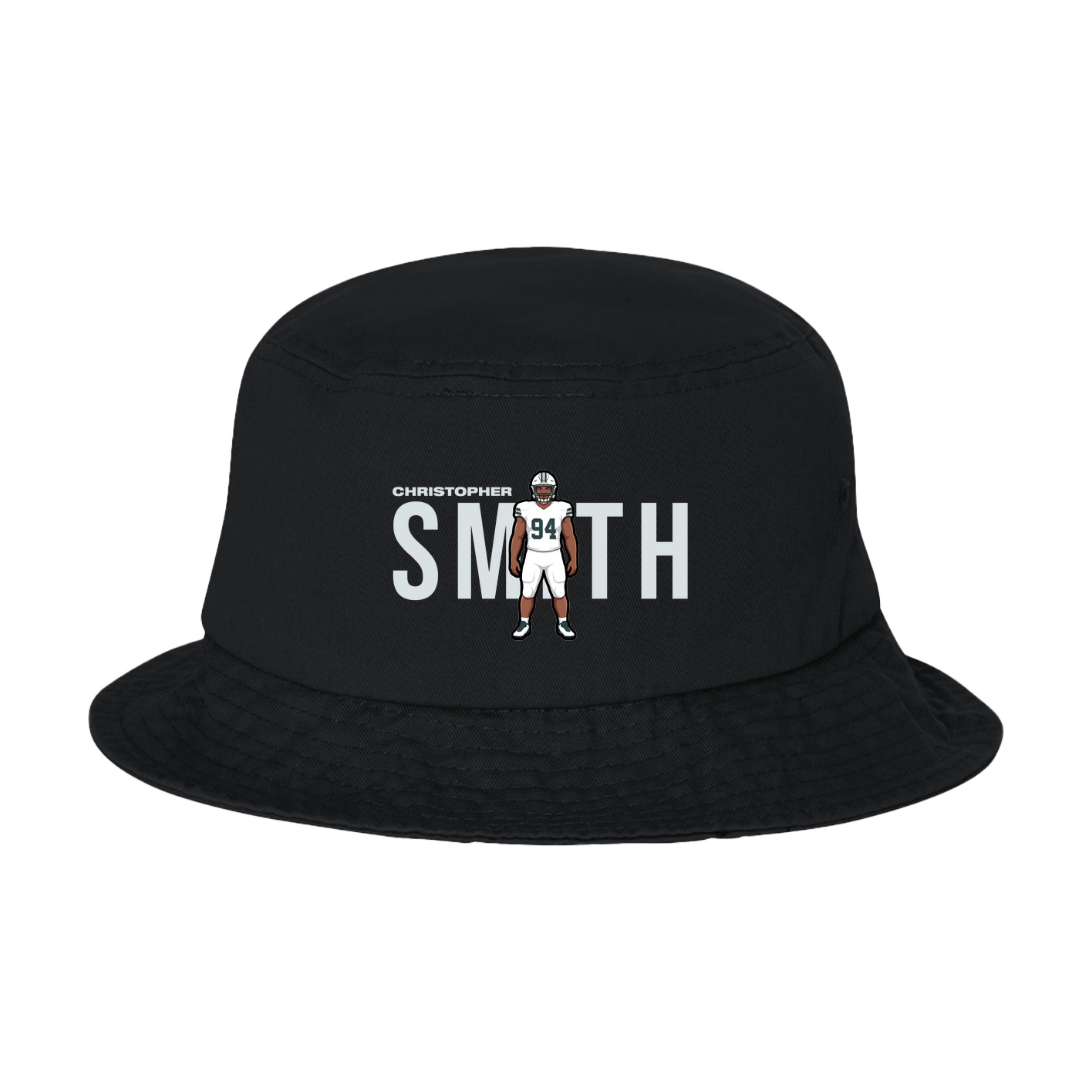 Bucket Cap — Player Name in Black