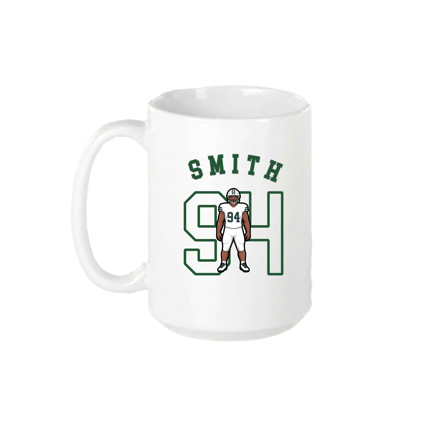 15oz Coffee Mug — Shirsey Arch in White