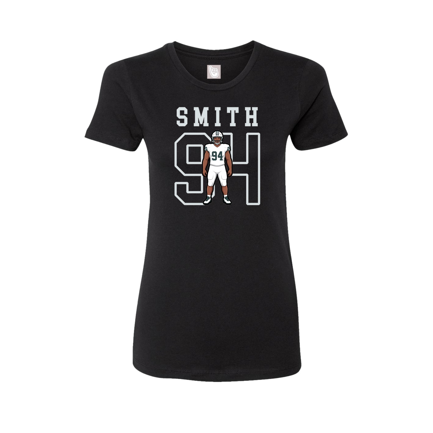 Fitted Women's Tee — Shirsey in Black