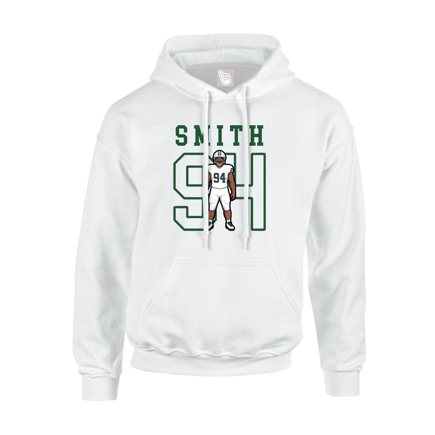Youth Hoodie — Shirsey in White