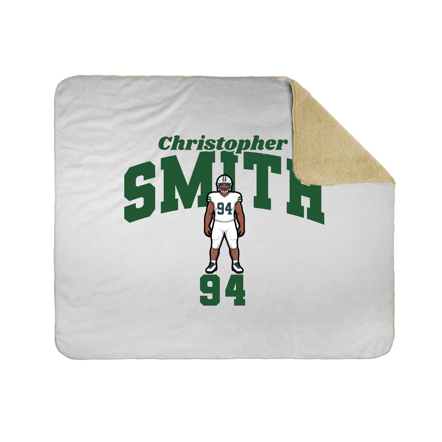Throw Blanket — Signature Arch in White