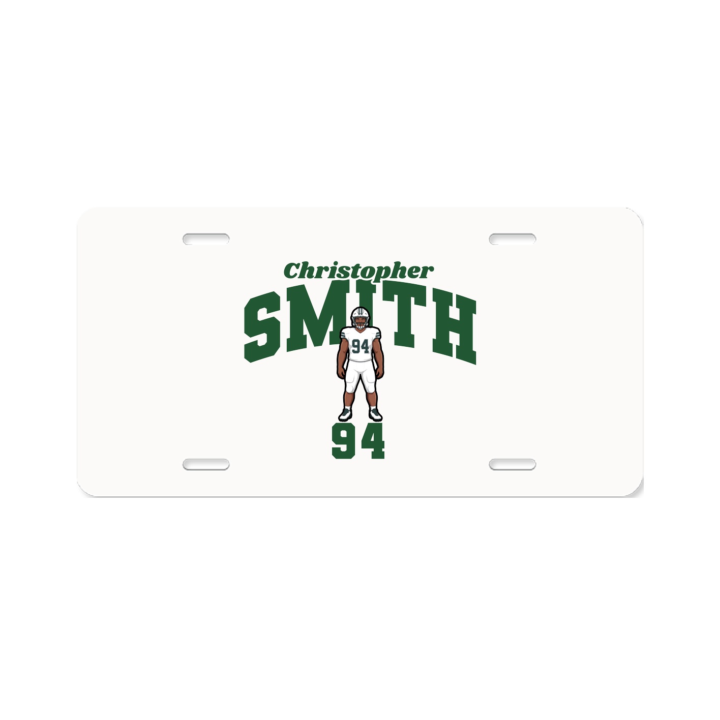License Plate — Signature Arch in Classic