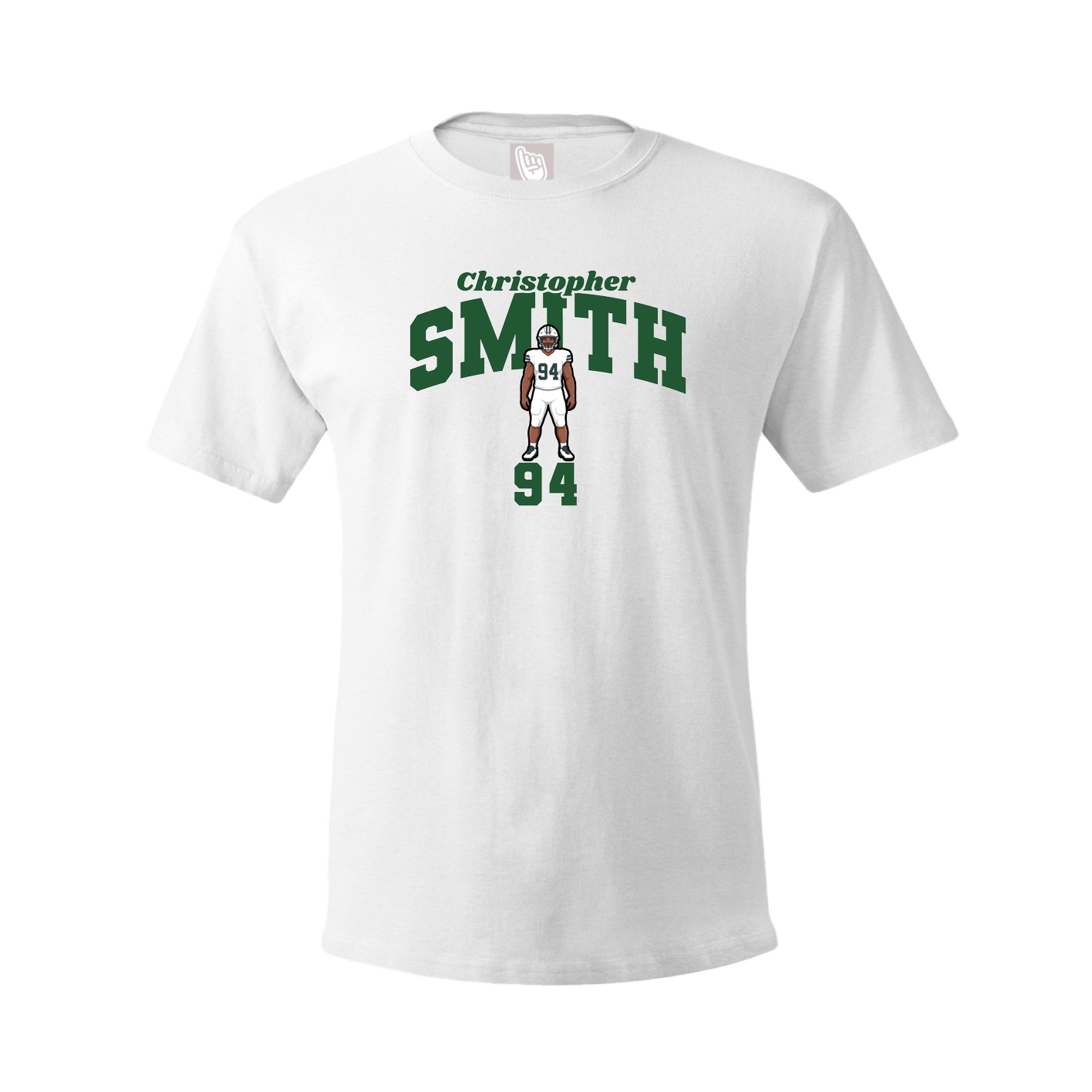 Youth Tee — Signature Arch in White