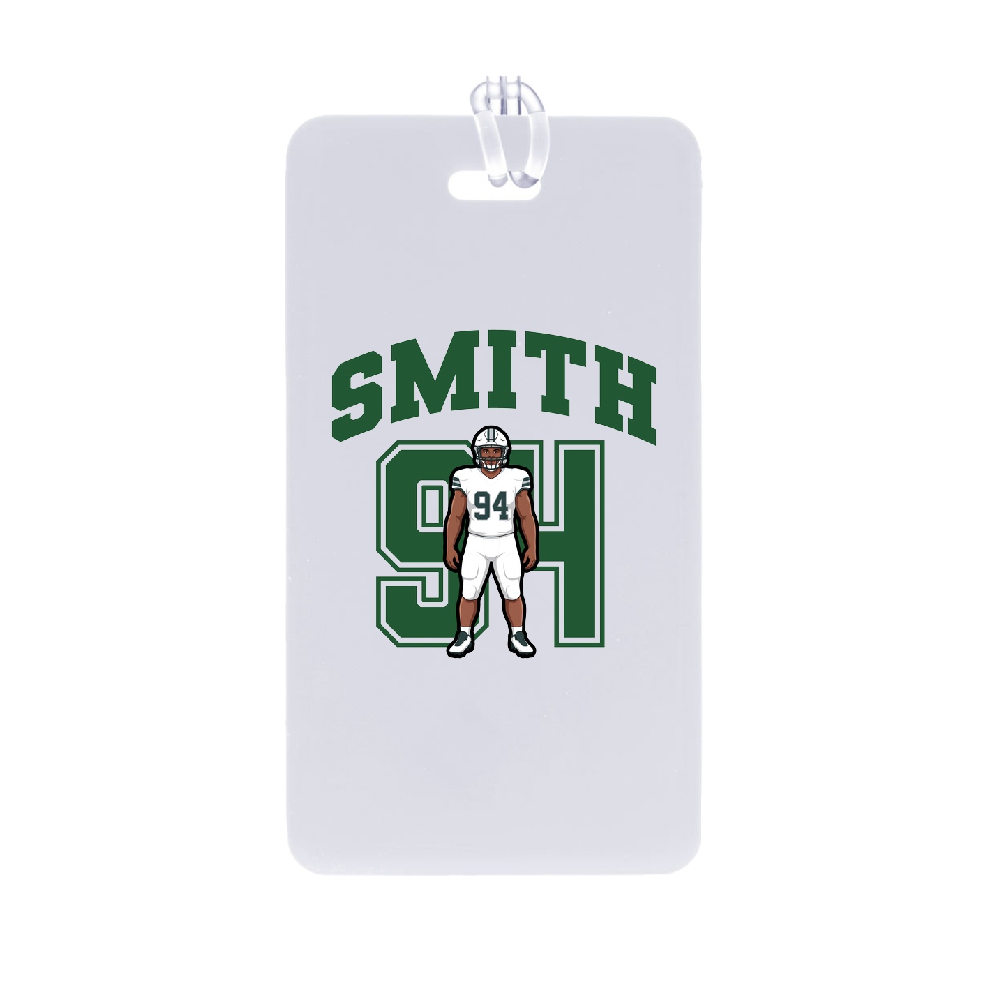 Bag Tag — Number in Classic